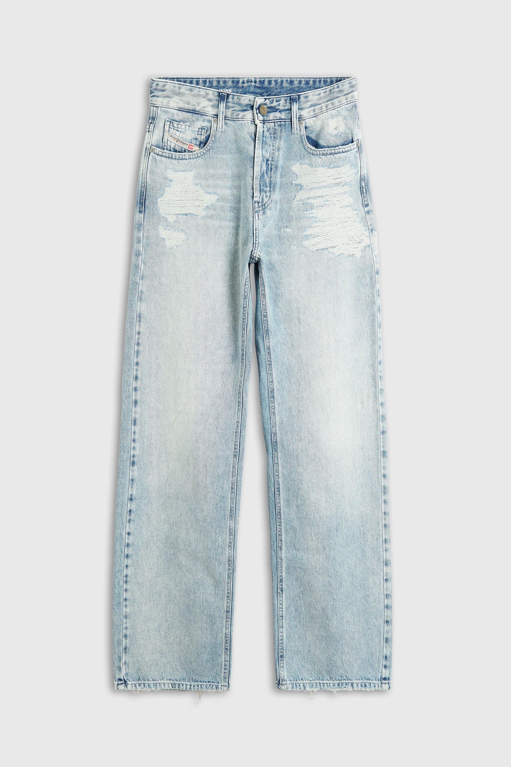Diesel - Relaxed Jeans 1990 D-Waigee 09R51 Femme, Bleu Clair - Image 2