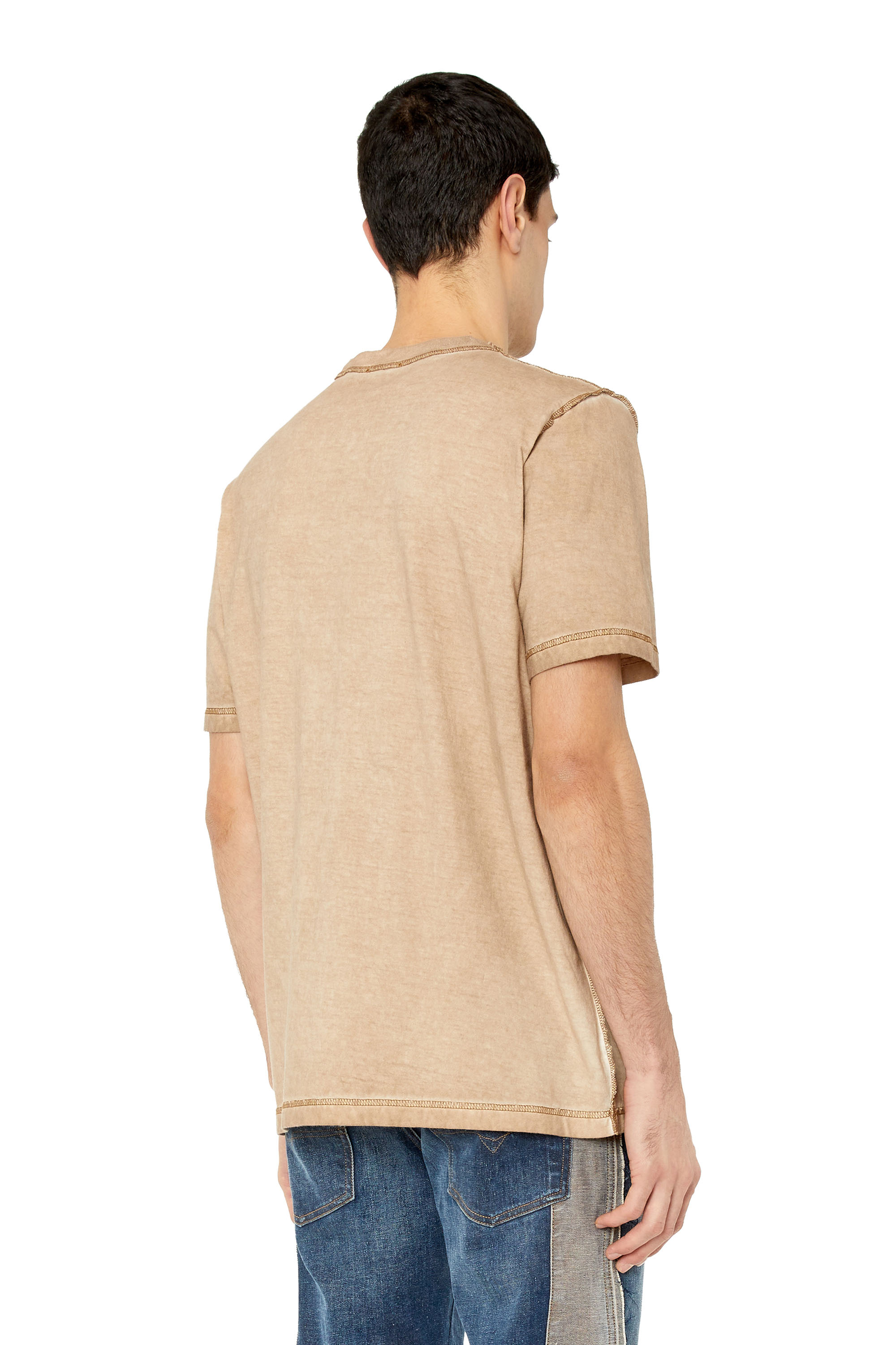 Diesel - T-JUST-G13, Beige/Rouge - Image 4
