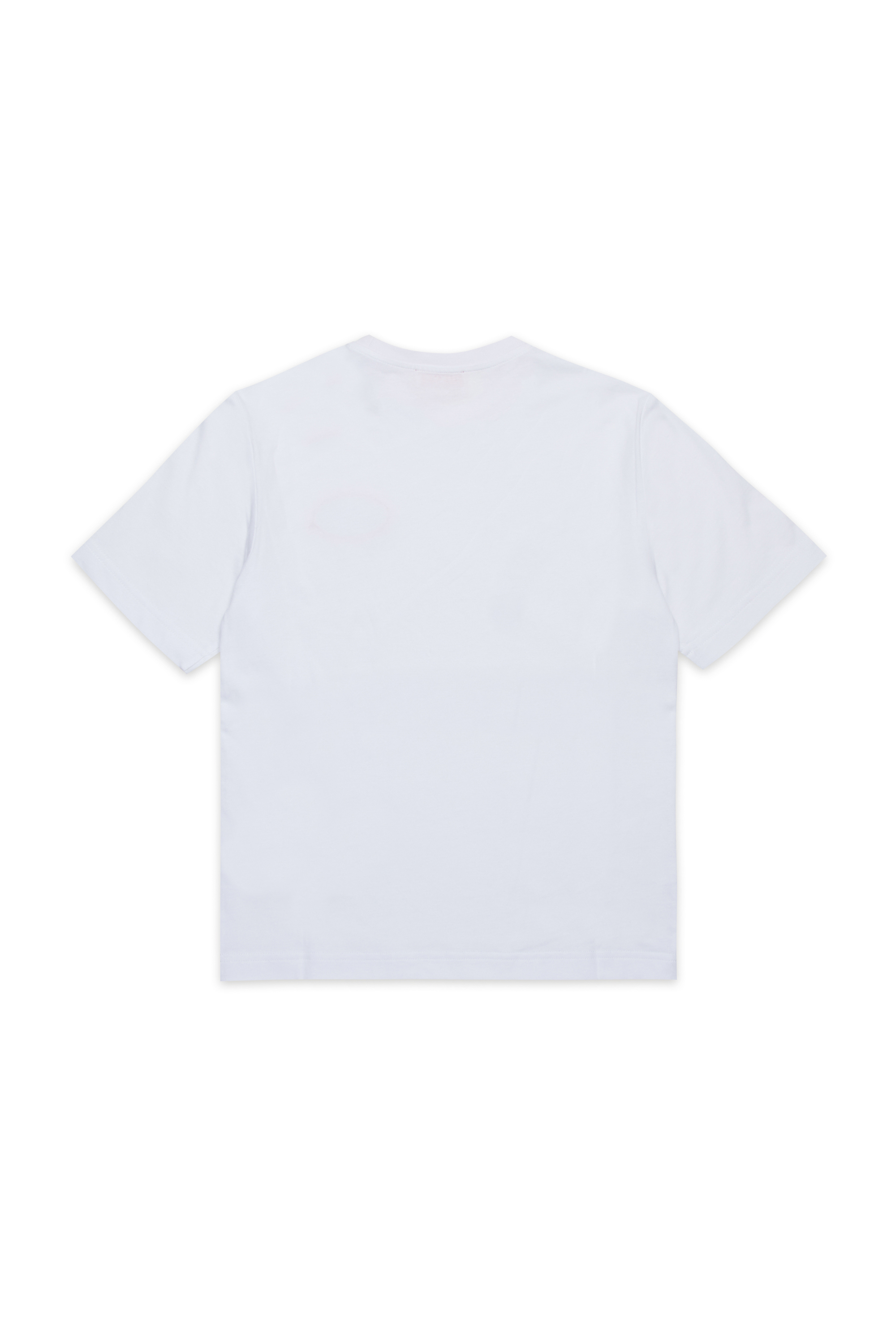 Diesel - TPATCH OVER, T-shirt en coton avec patch Homme in Blanc - 2
