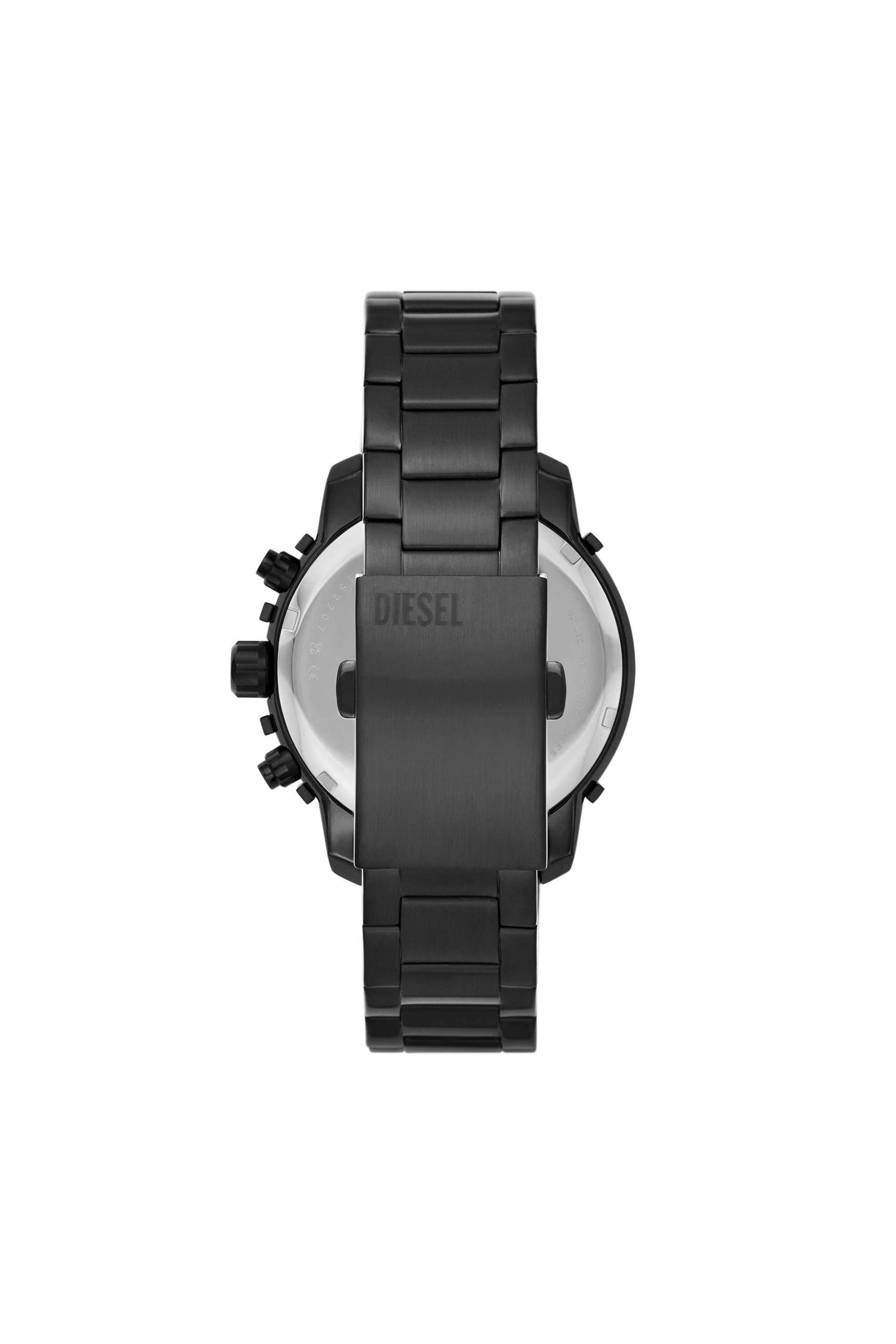 Diesel - DZ4605, Montre chronographe Griffed en acier inoxydable noir Mixte in Noir - 2