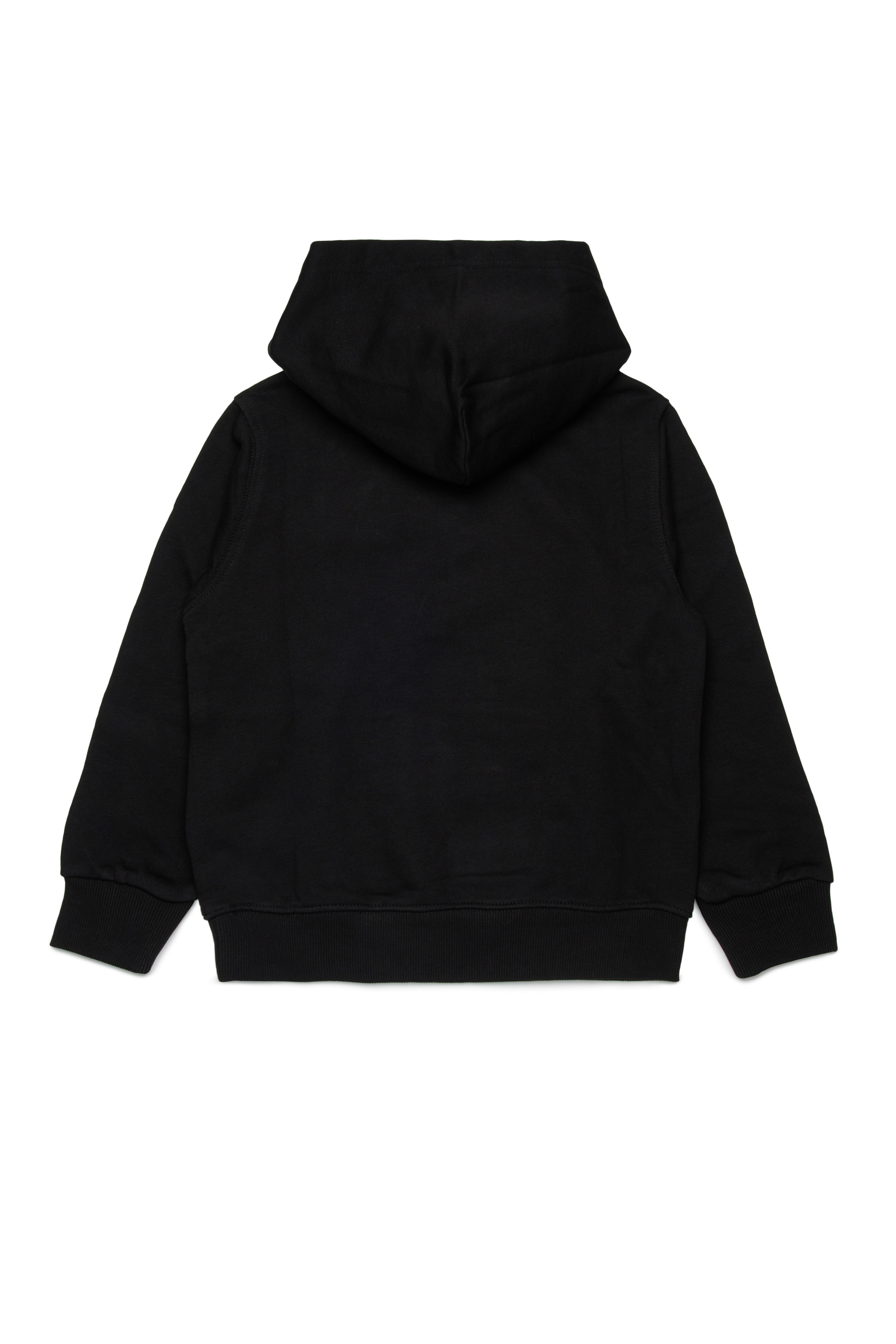 Diesel - SXGINHOOD OVER, Hoodie en coton avec écusson Mixte in Noir - 2