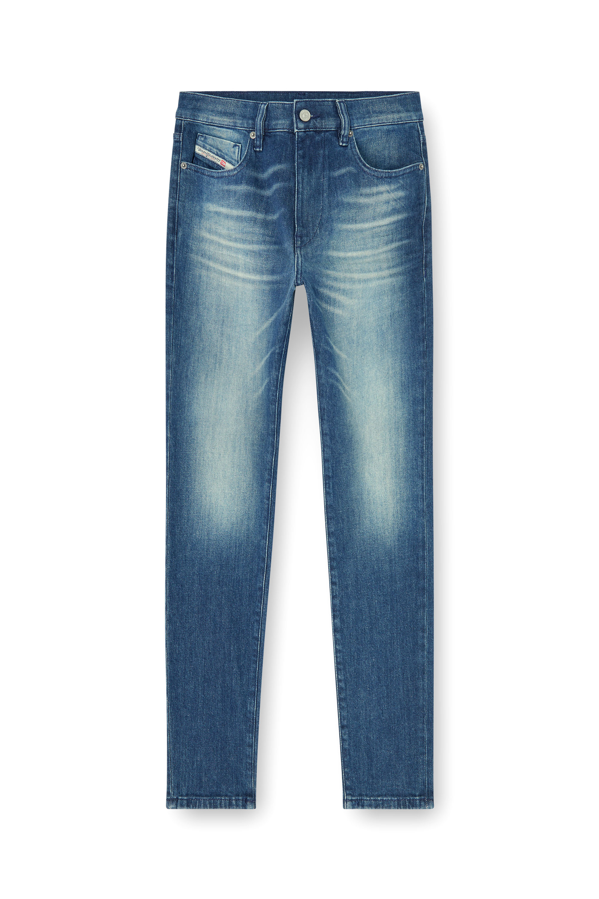Diesel - Slim Jeans 2019 D-Strukt 0KBBR Homme, Bleu Fonc&eacute; - Image 6