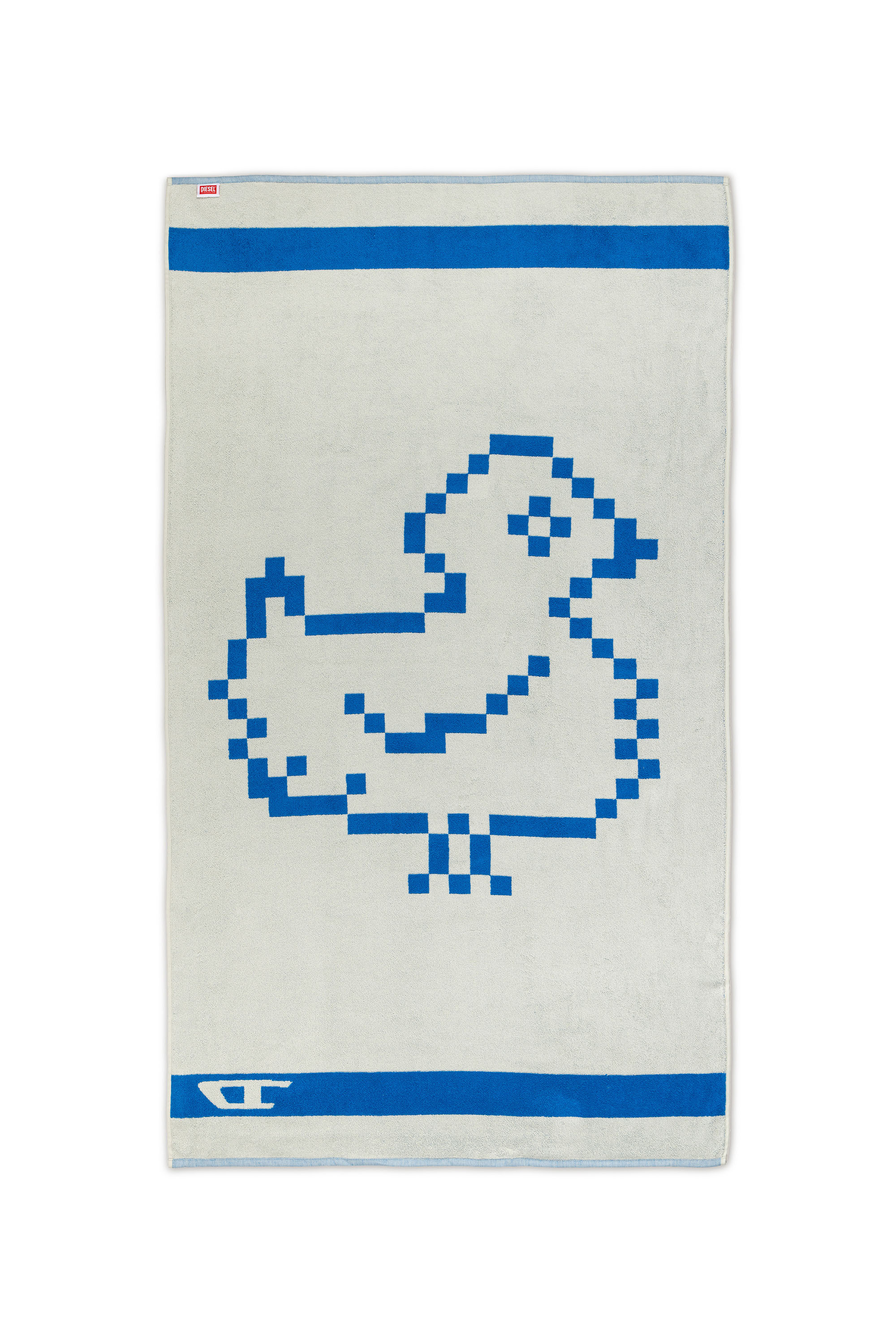 Diesel - 1018134  PIXEL TOYS 1 GREY/BLUE TOWEL, Serviette &eacute;ponge 100x180 cm Mixte in Bleu - 2