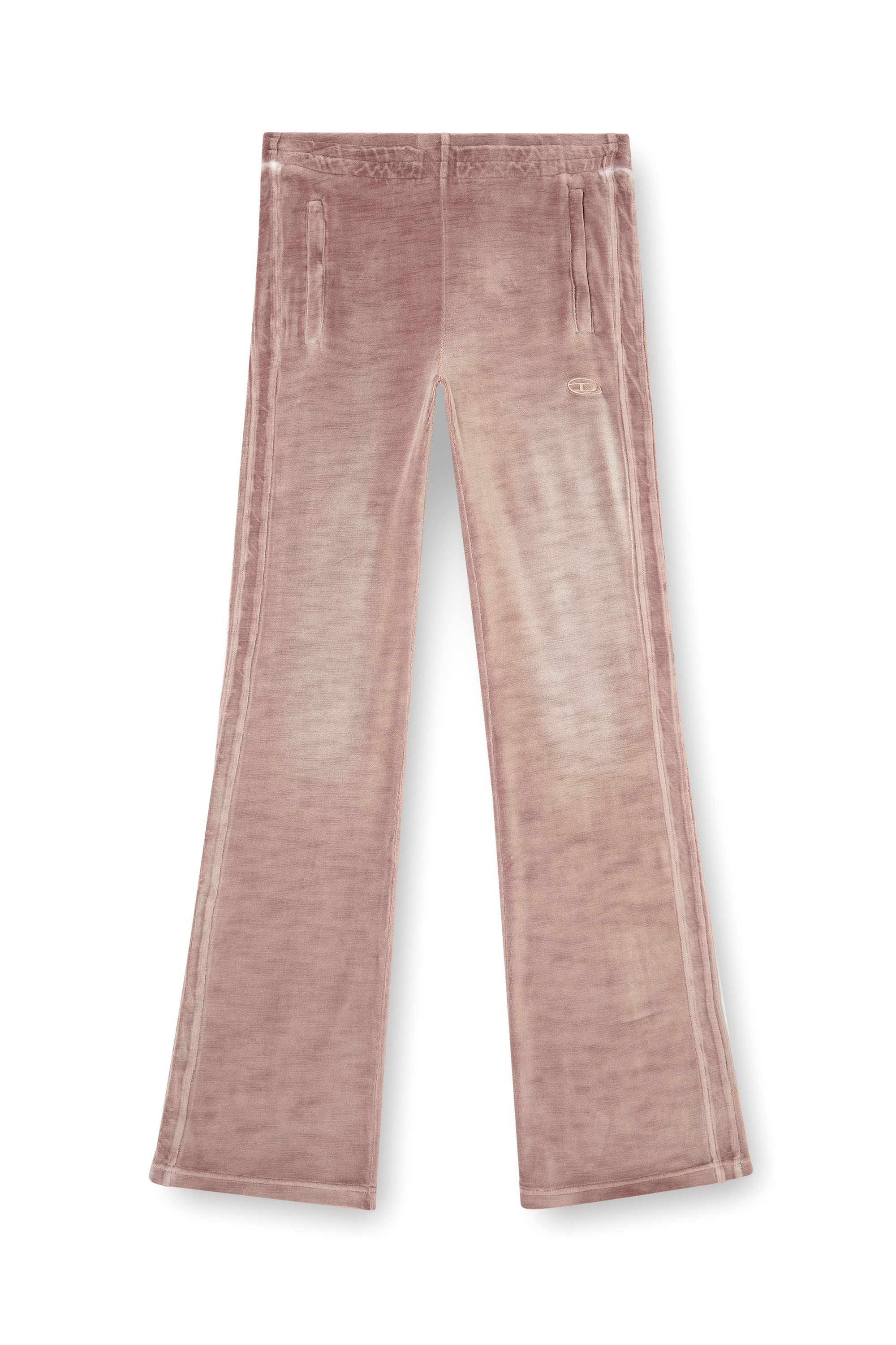 Diesel - P-ELY-Q1, Pantalon de survêtement à jambe large Femme in Rose - 3