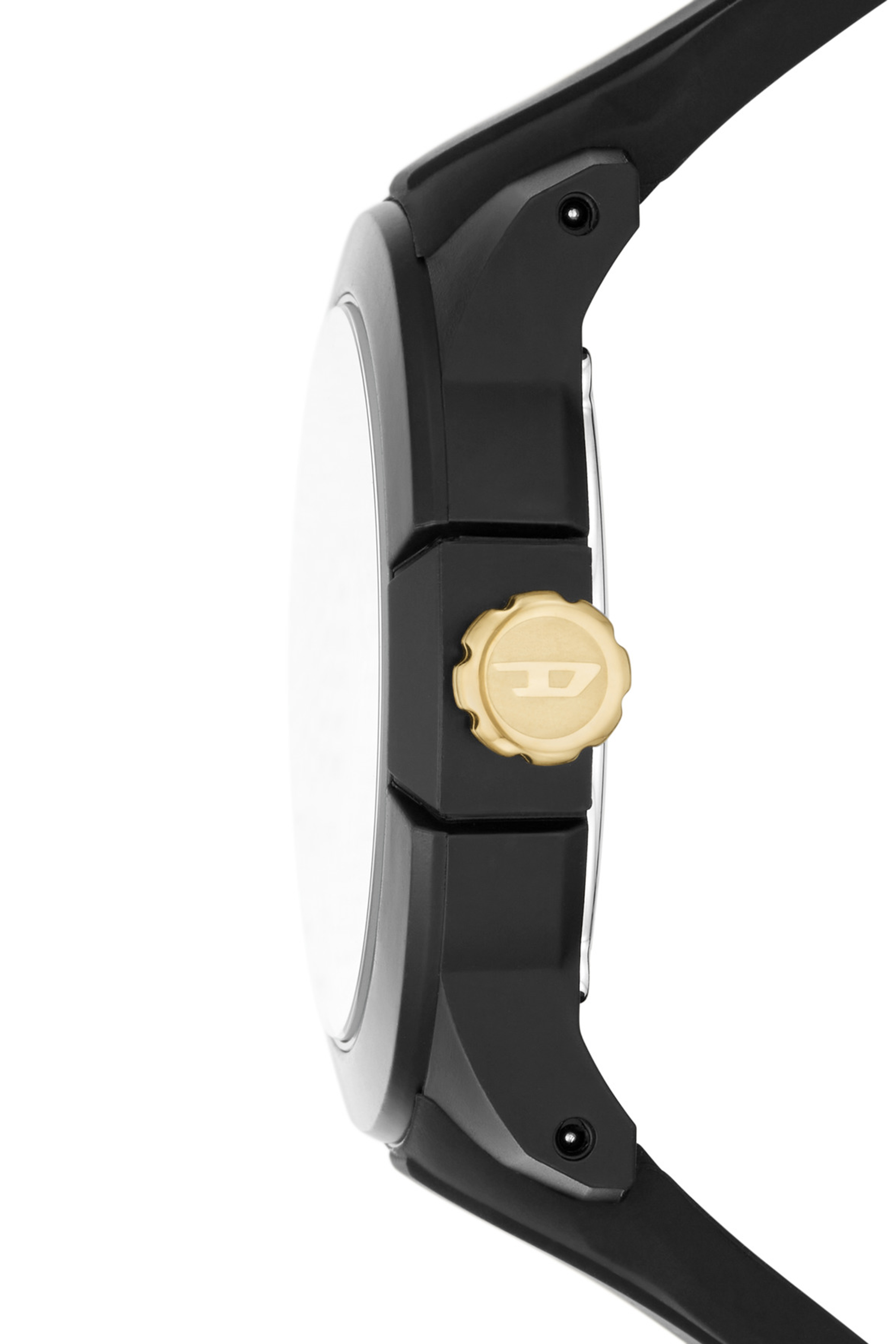 Diesel - DZ1997, Montre Double Up en silicone noir Mixte in Noir - 3