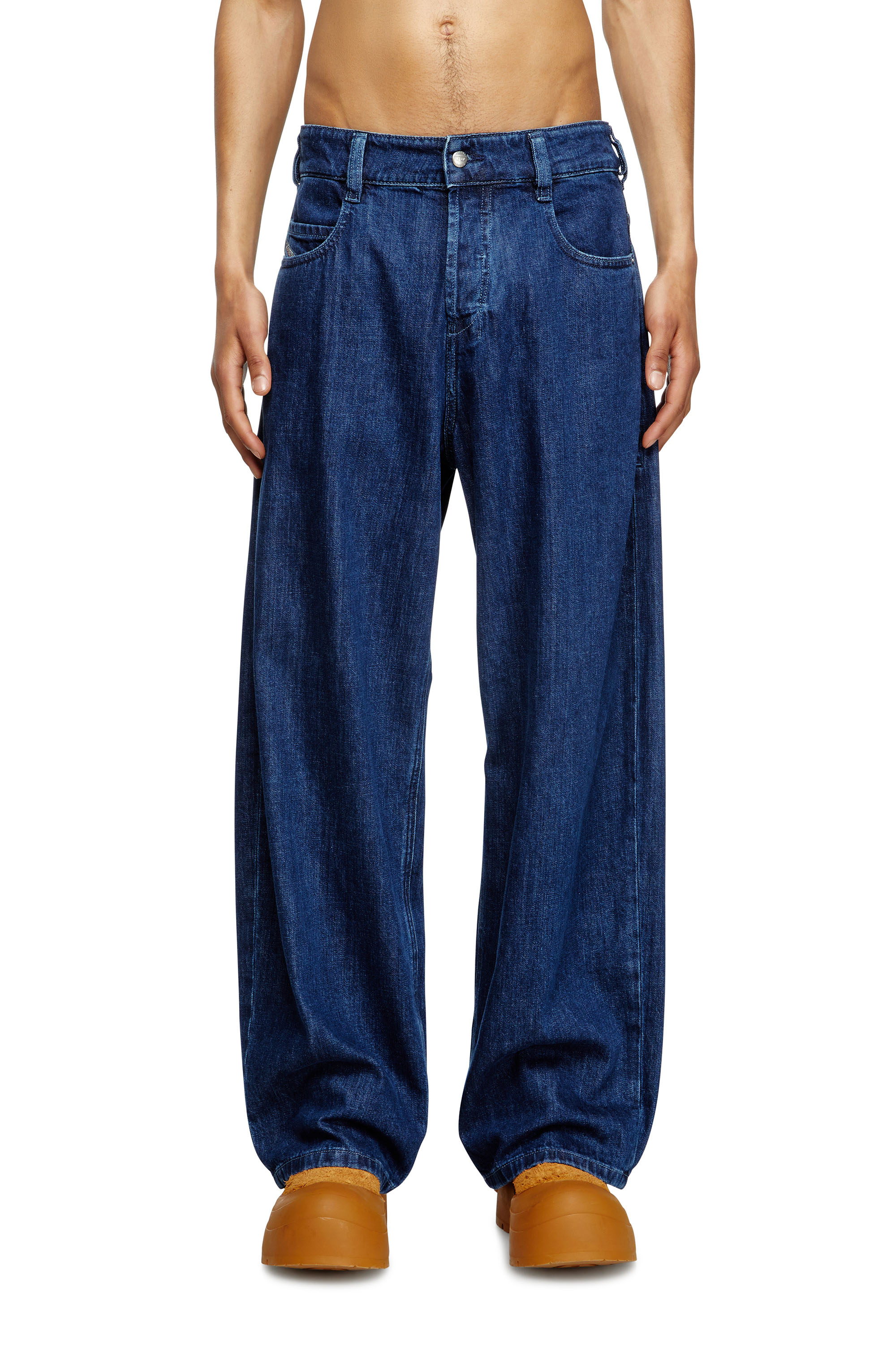 Diesel - Relaxed Jeans 1997 D-Enim 0DBDX Mixte, Bleu Foncé - Image 1