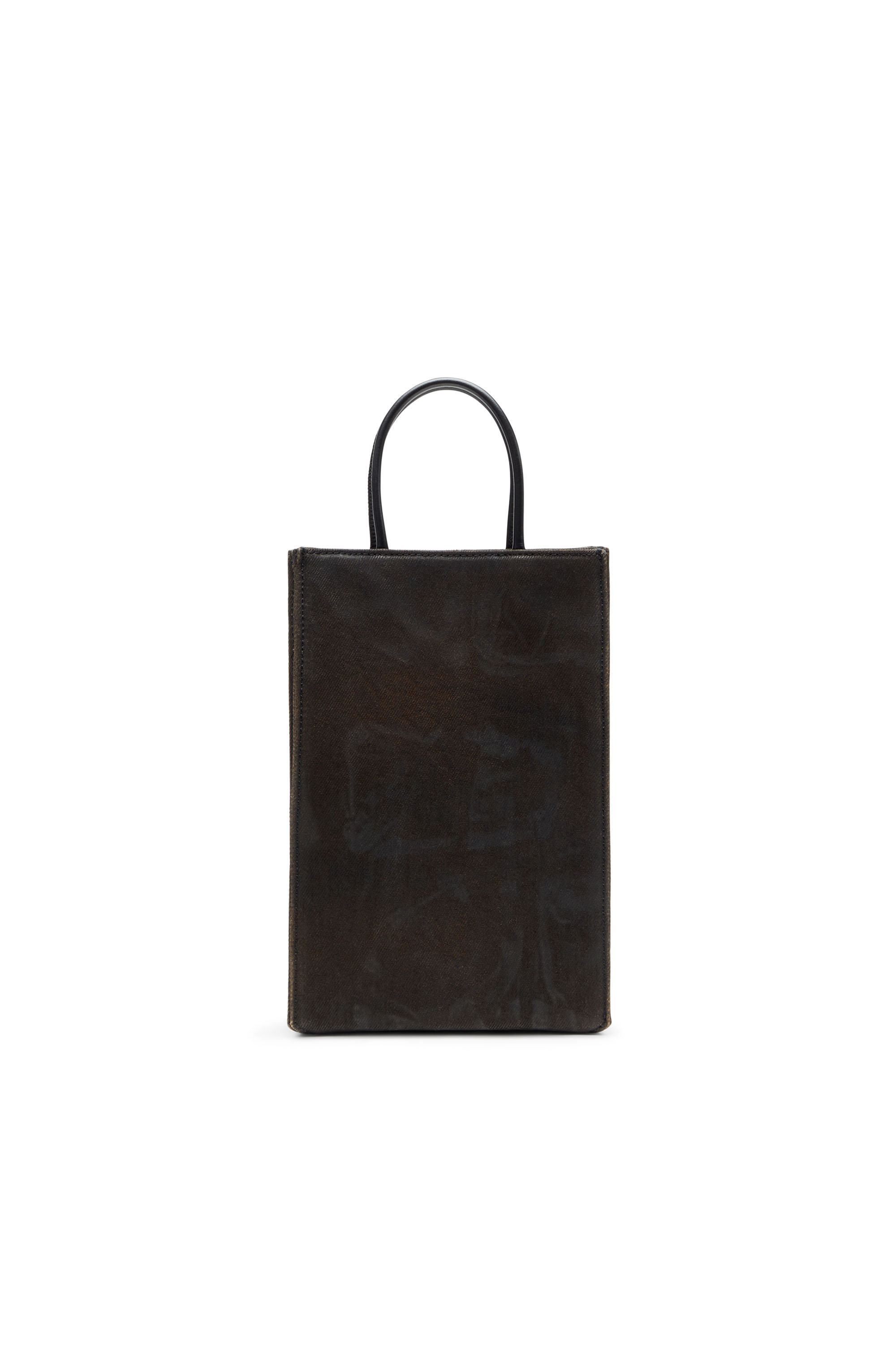 Diesel - LES SHOPPERS SHOPPER M X, Sac tote en denim floqué enduit Homme in Noir - 2