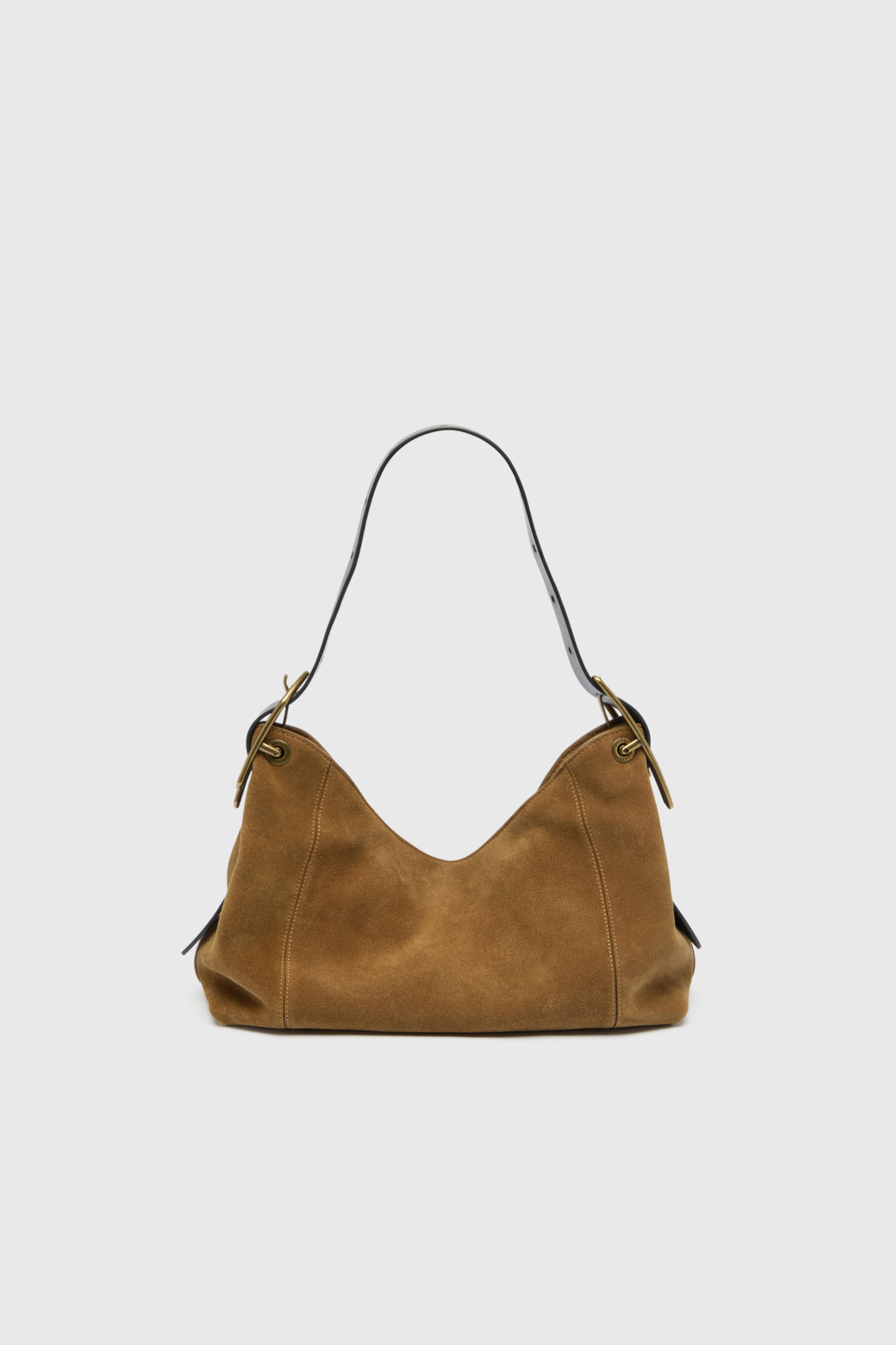 Diesel - D-LINE HOBO S, D-Line Sac port&eacute; &eacute;paule en daim cir&eacute; Femme in Marron - 3