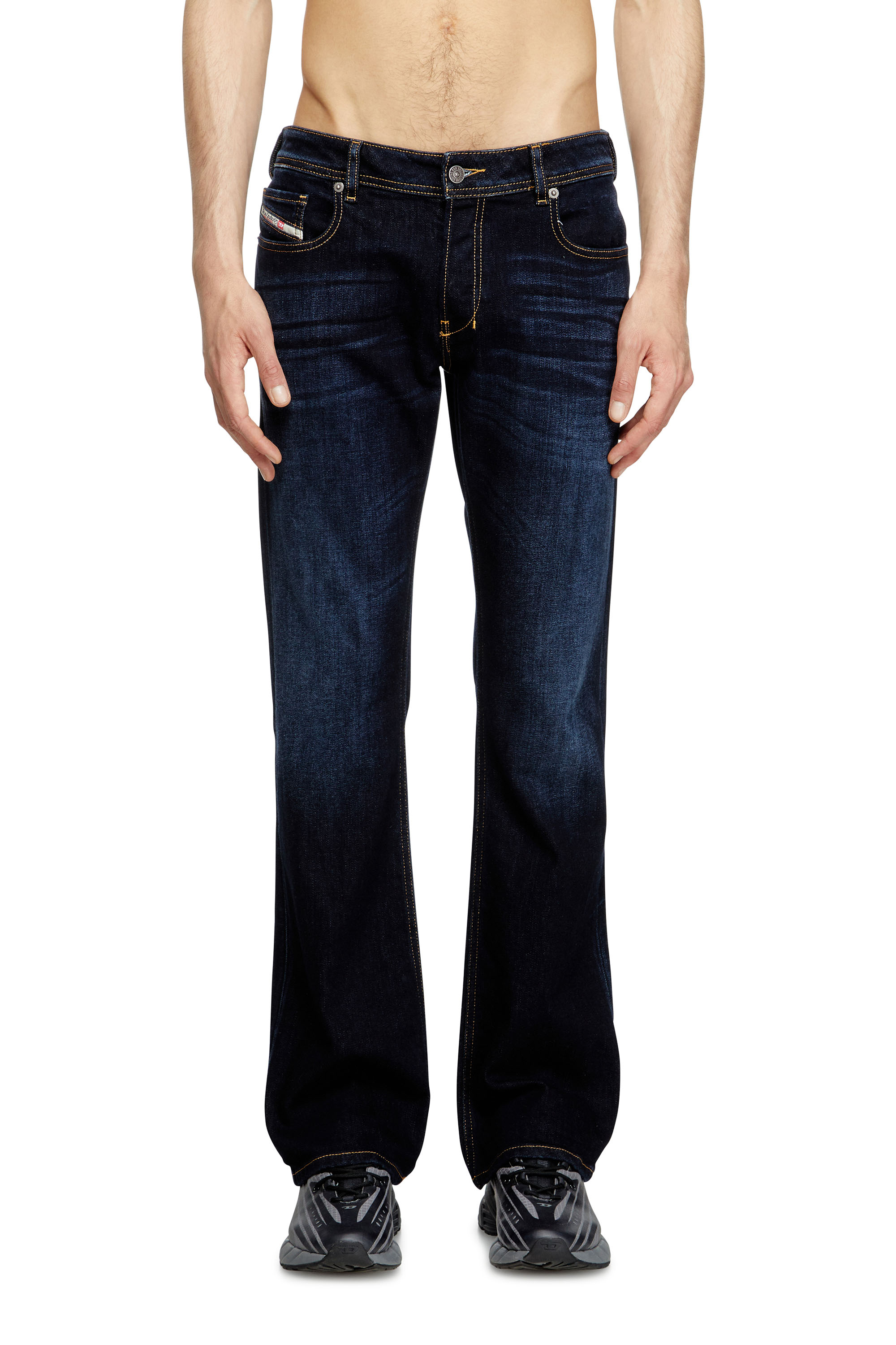 Diesel - Bootcut Jeans 2007 Zatiny 009ZS Homme, Bleu Foncé - Image 1