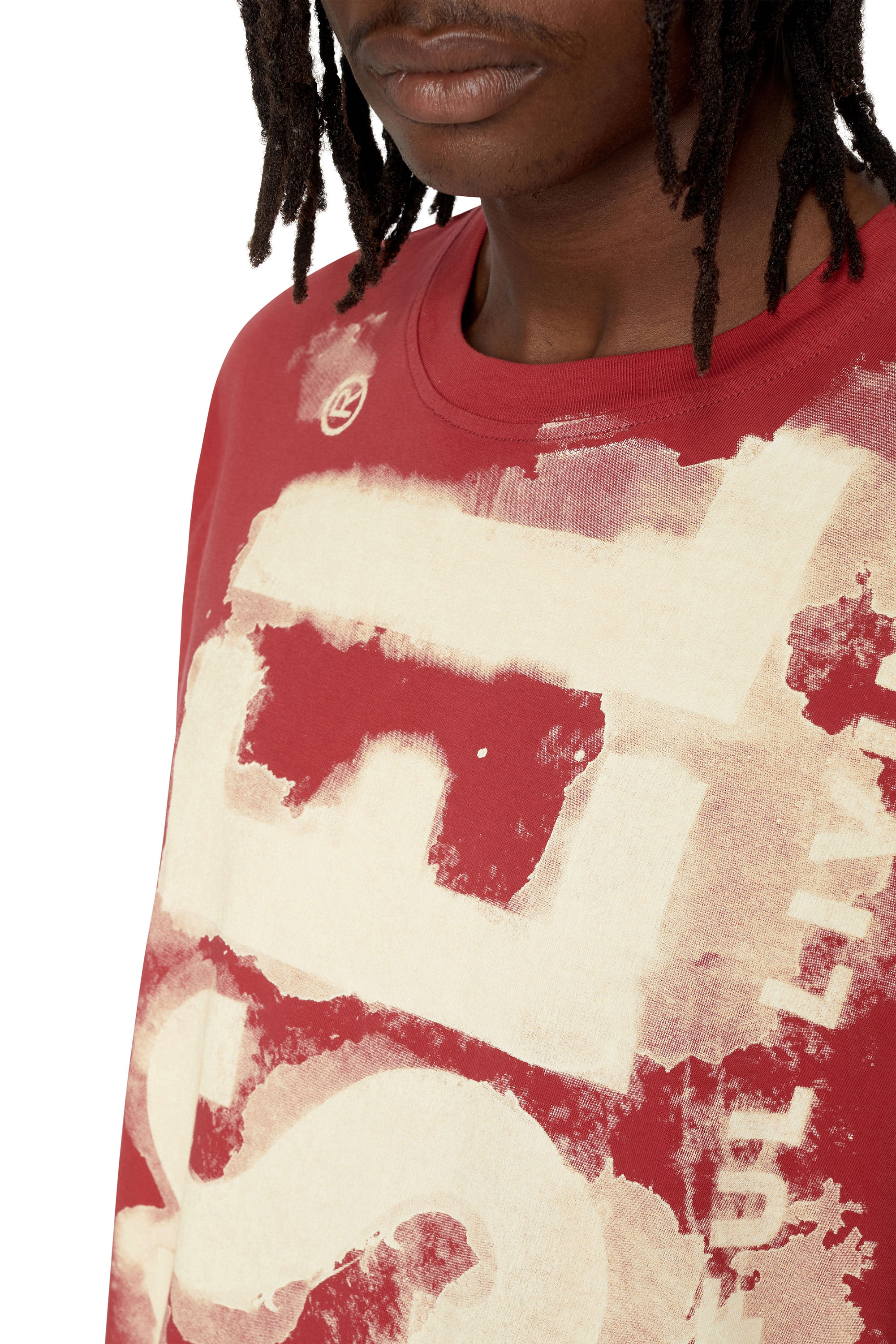 Diesel T-shirt à Manches Courtes Diego XB Rouge | Dressinn