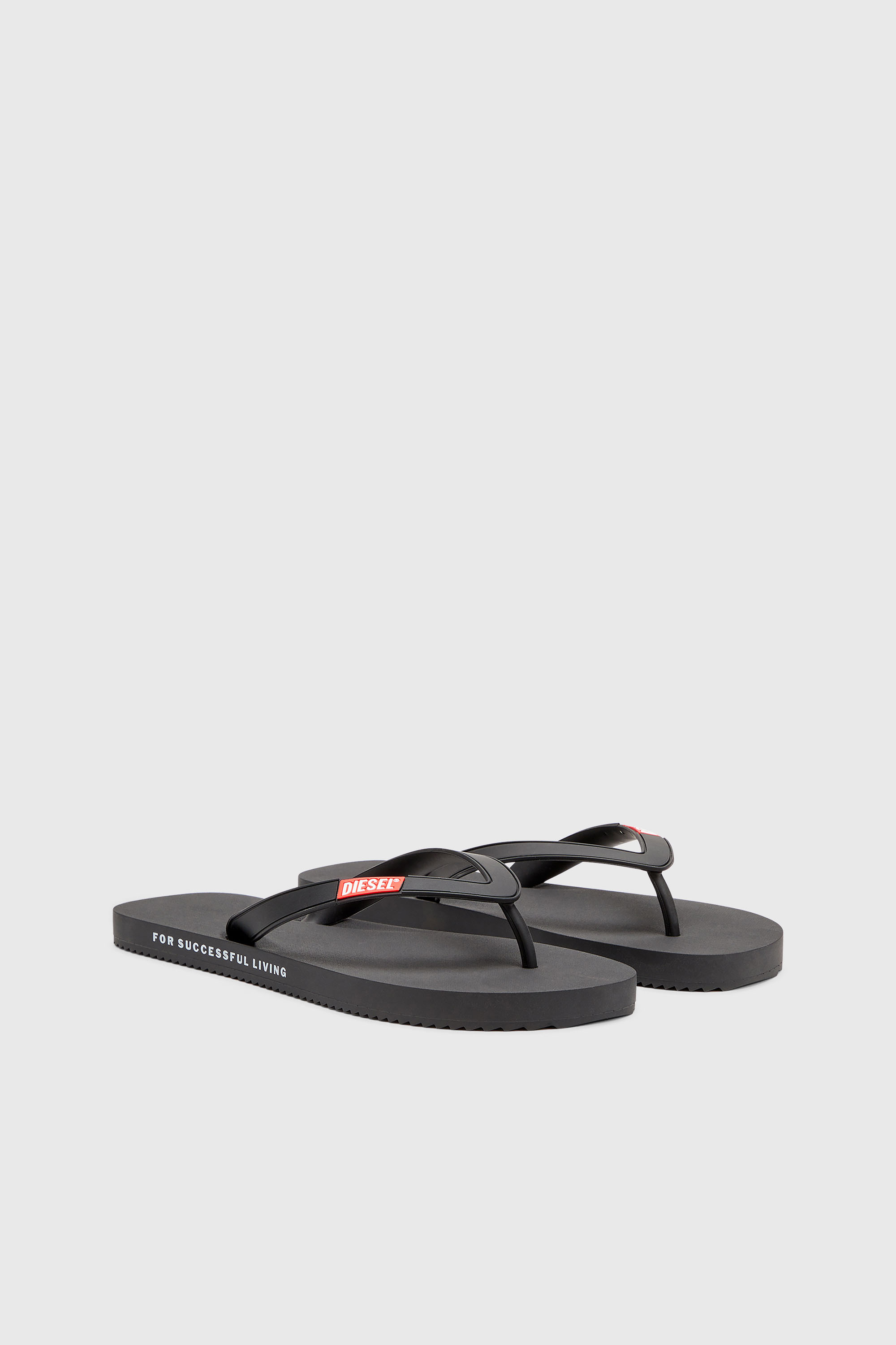 Diesel - SA-RIO, Sa-Rio-Tongs en caoutchouc Homme in Noir - 2