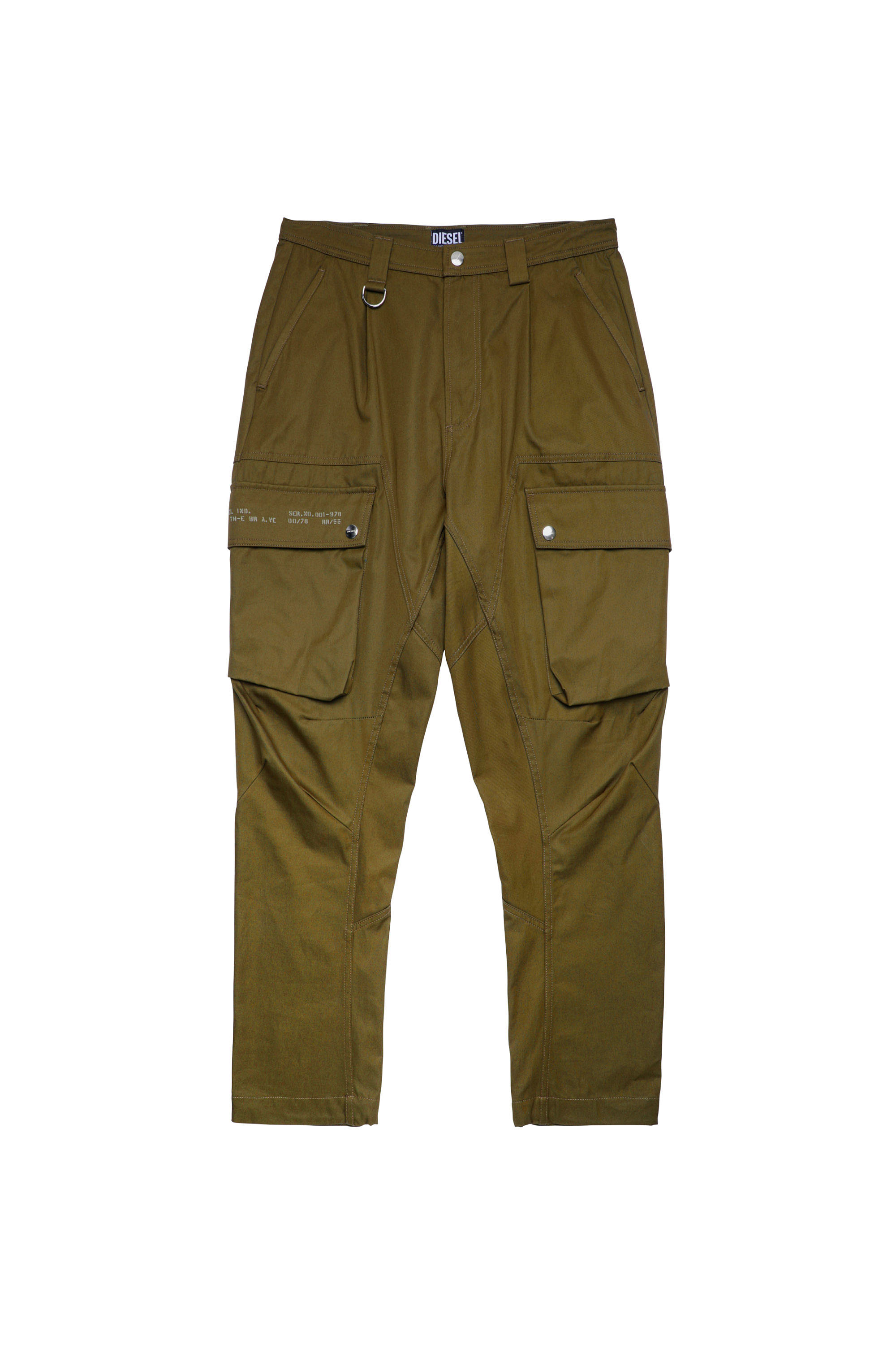 P-BARTOON, Vert Militaire - Pantalons