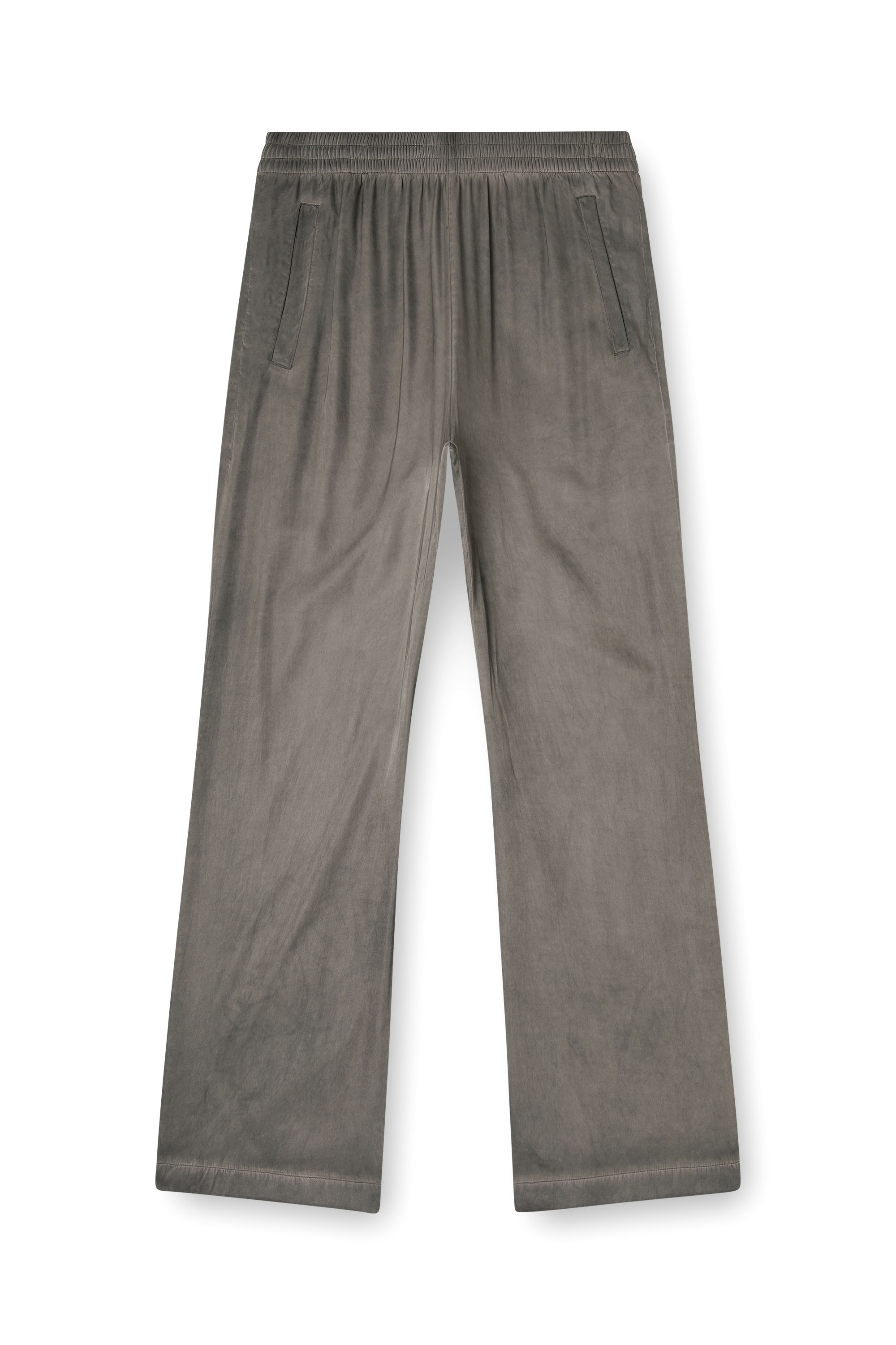 Diesel - P-THECK-ALBG, Pantalon de surv&ecirc;tement en viscose fluide trait&eacute;e Homme in Gris - 3