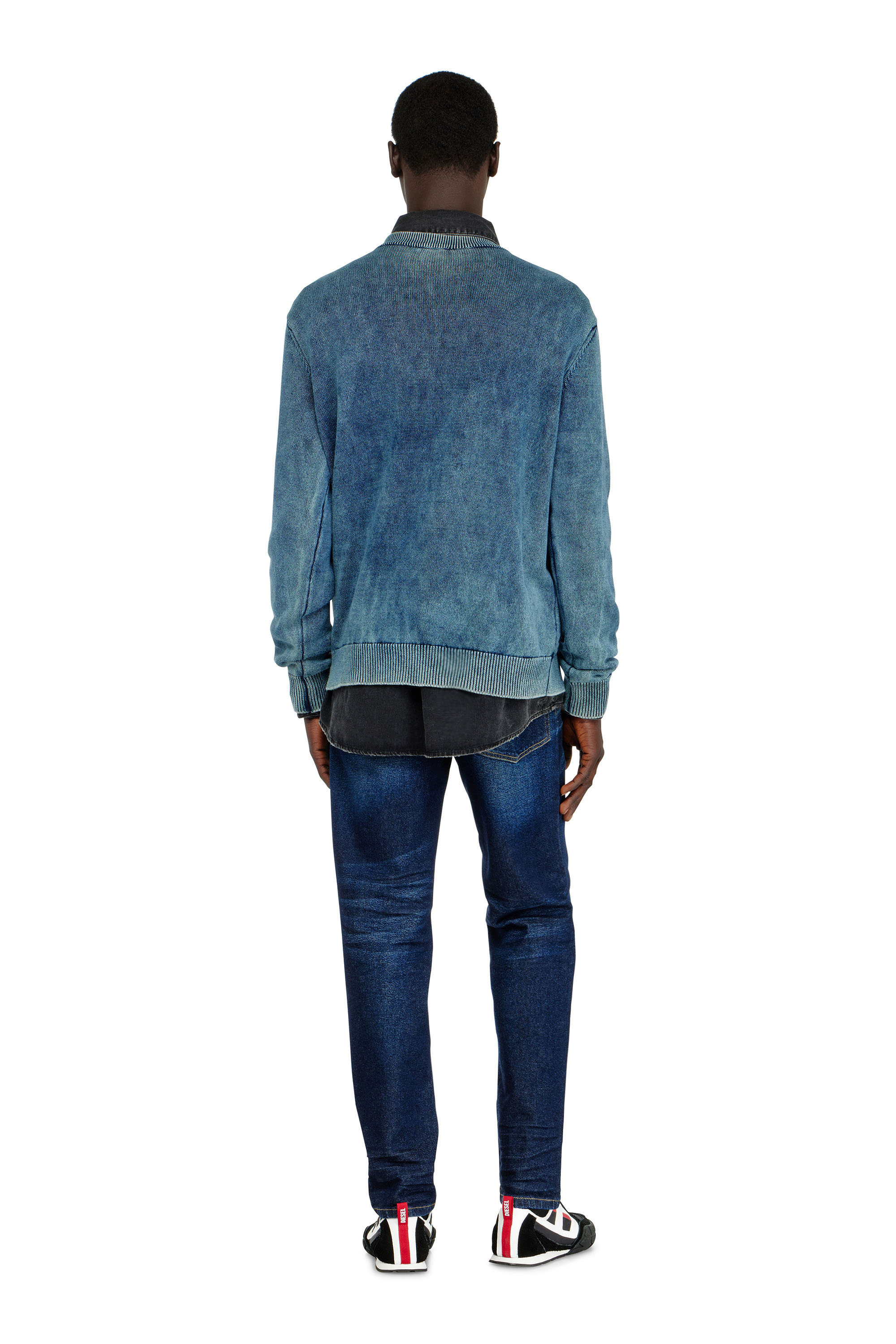 Diesel - Regular Jeans 2023 D-Finitive 0KBBV Homme, Bleu Fonc&eacute; - Image 4