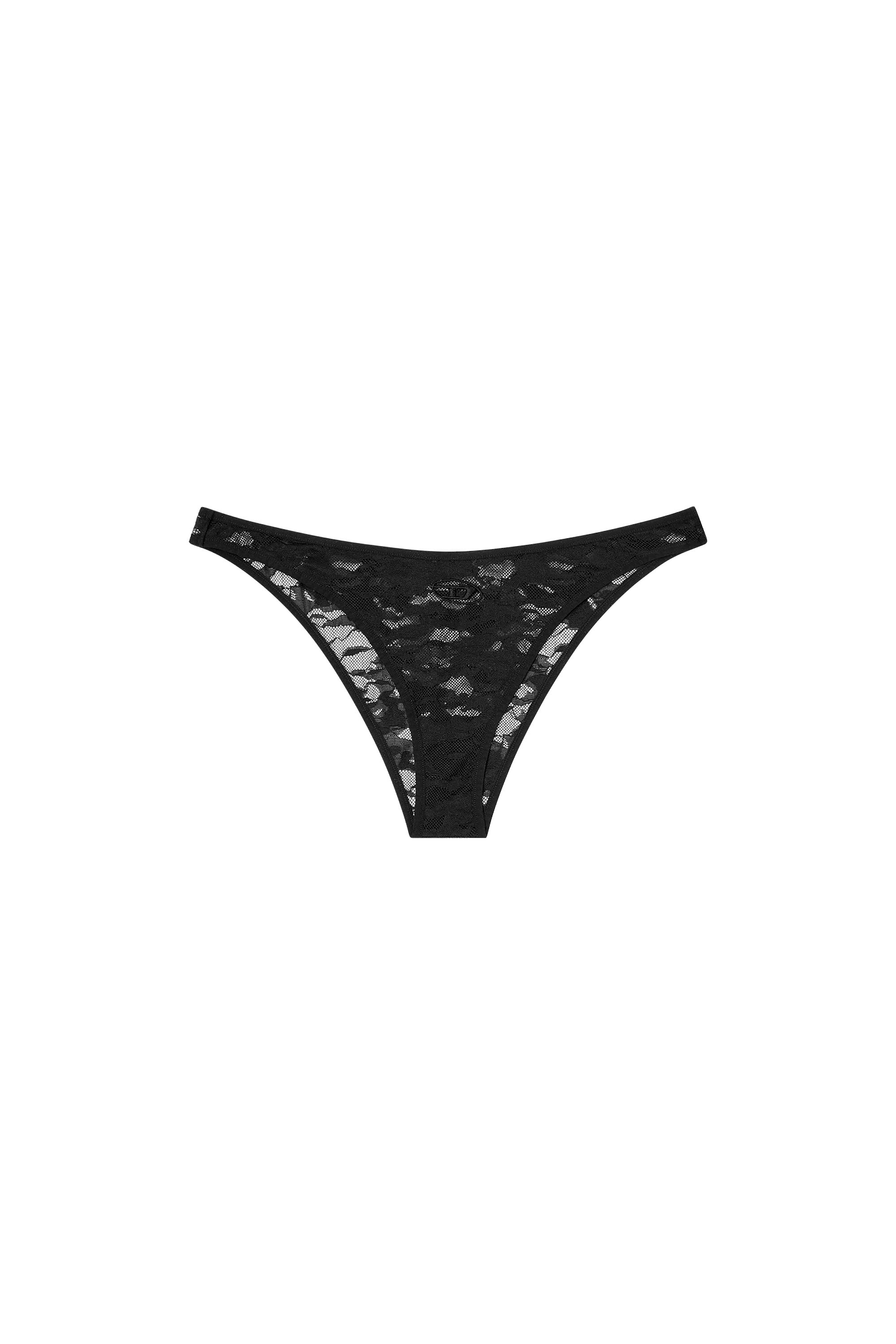 Diesel - PUNCHY-UTLT, Slip en dentelle camouflage Femme in Noir - 2