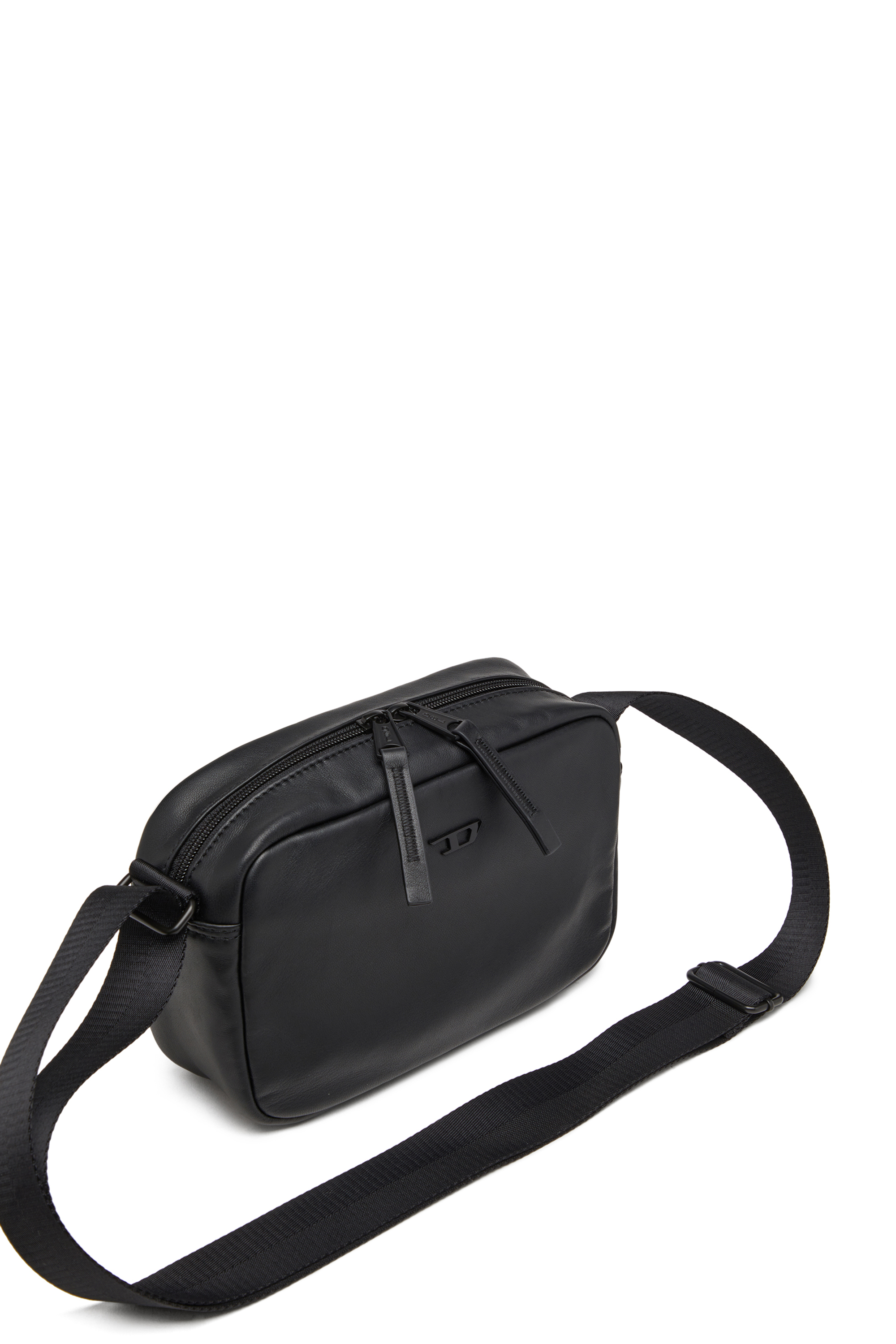 Diesel - RAVE CAMERA BAG X, Sac caméra en cuir nappa Homme in Noir - 5