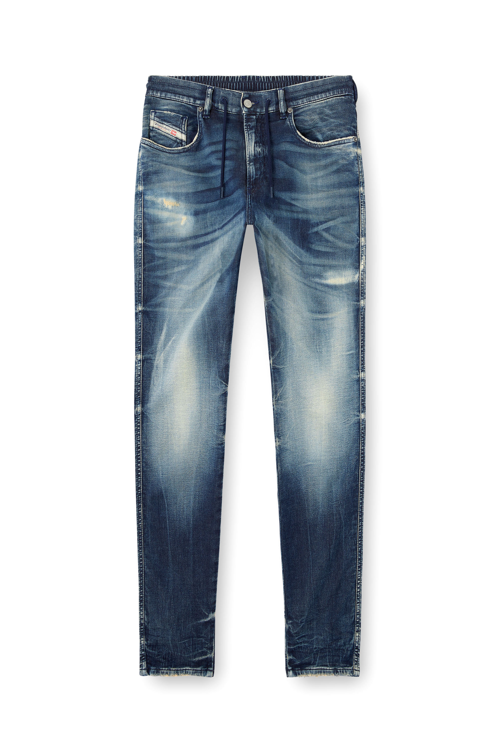 Diesel - Slim 2060 D-Strukt Joggjeans® 068RZ Homme, Bleu Foncé - Image 3