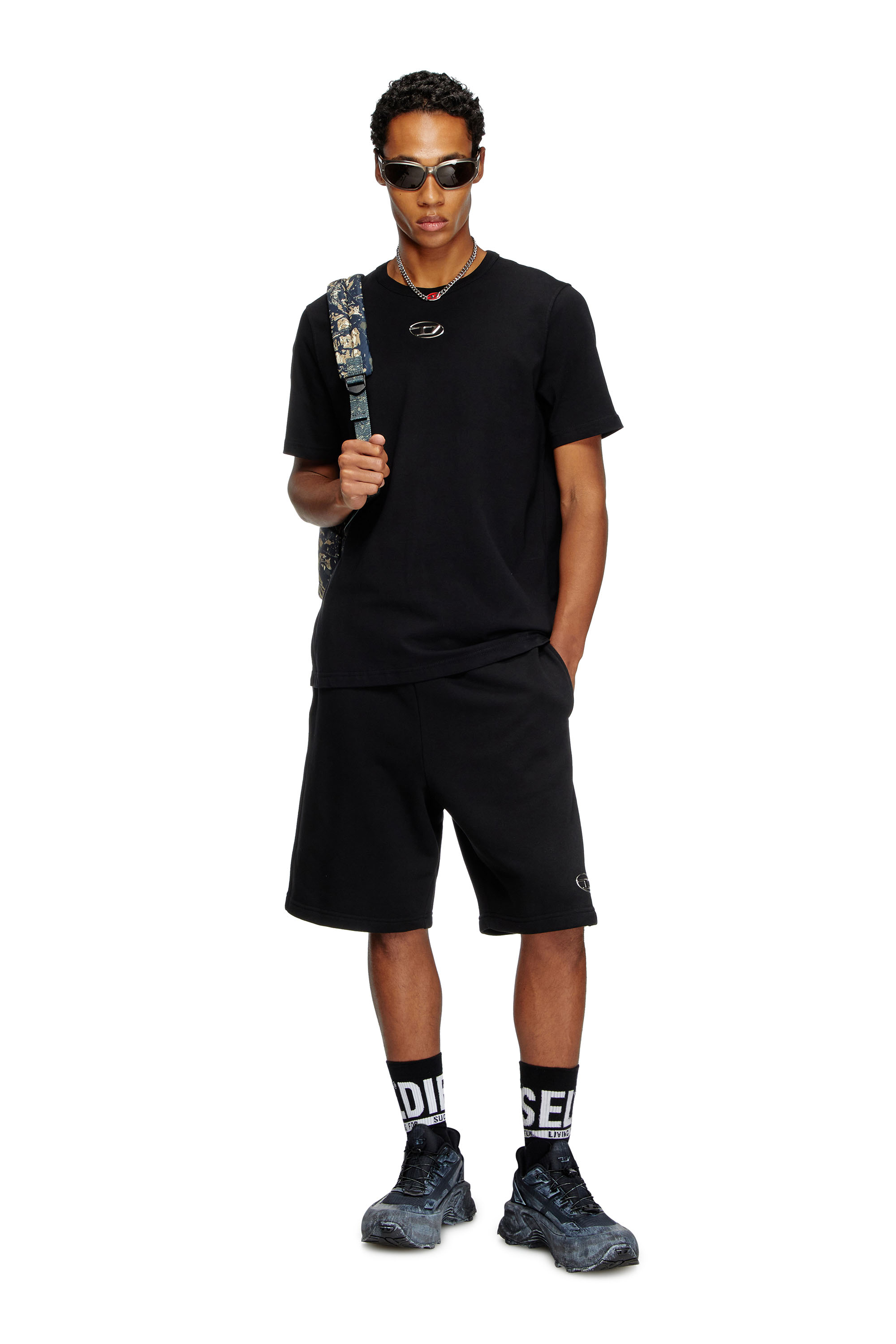 Diesel - SKM-RAY-THREEPACK, Lot de 3 paires de chaussettes avec revers &agrave; logo Homme in Polychrome - 2