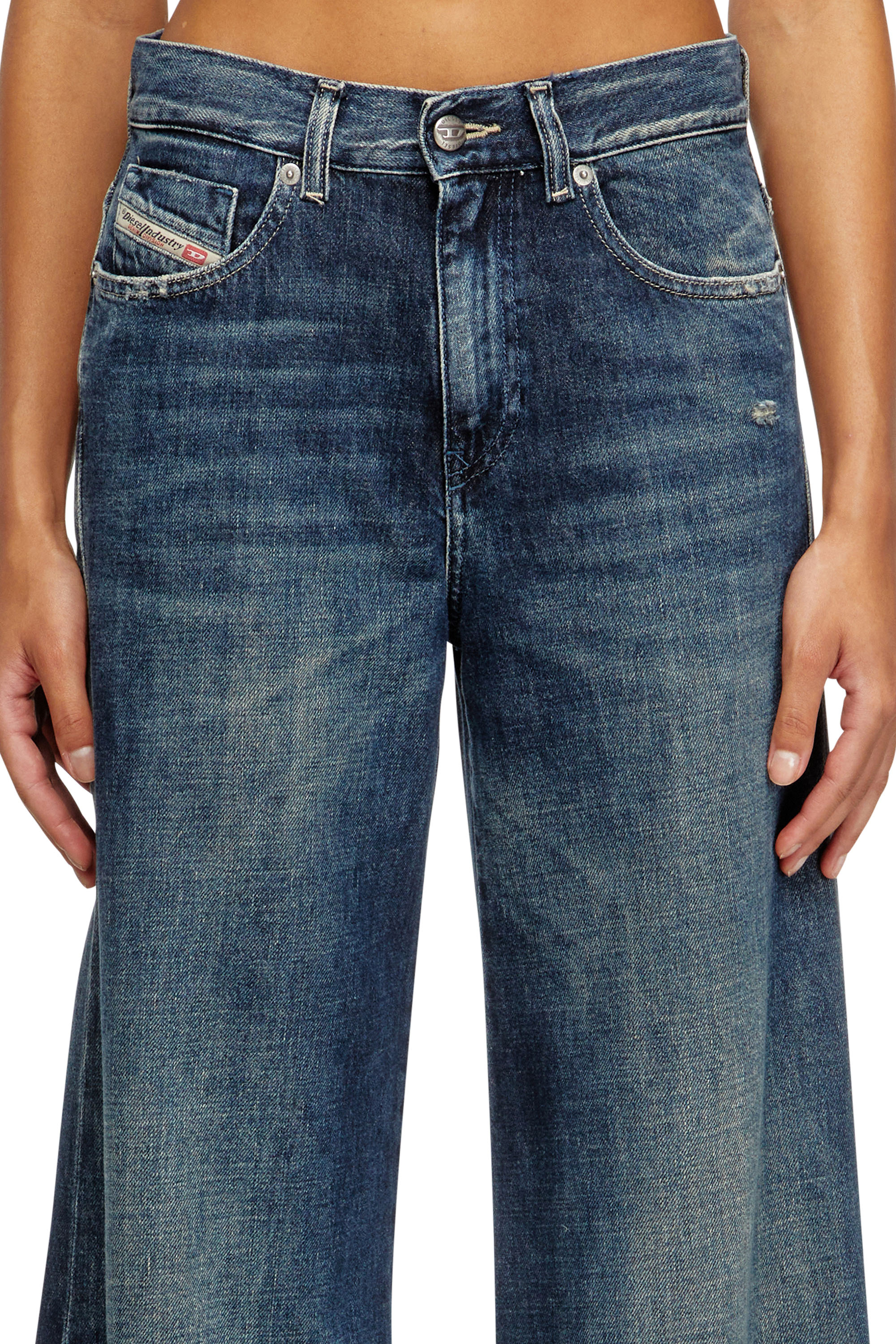 Diesel - Flare Jeans 1978 D-Akemi 09N70 Femme, Bleu Fonc&eacute; - Image 4