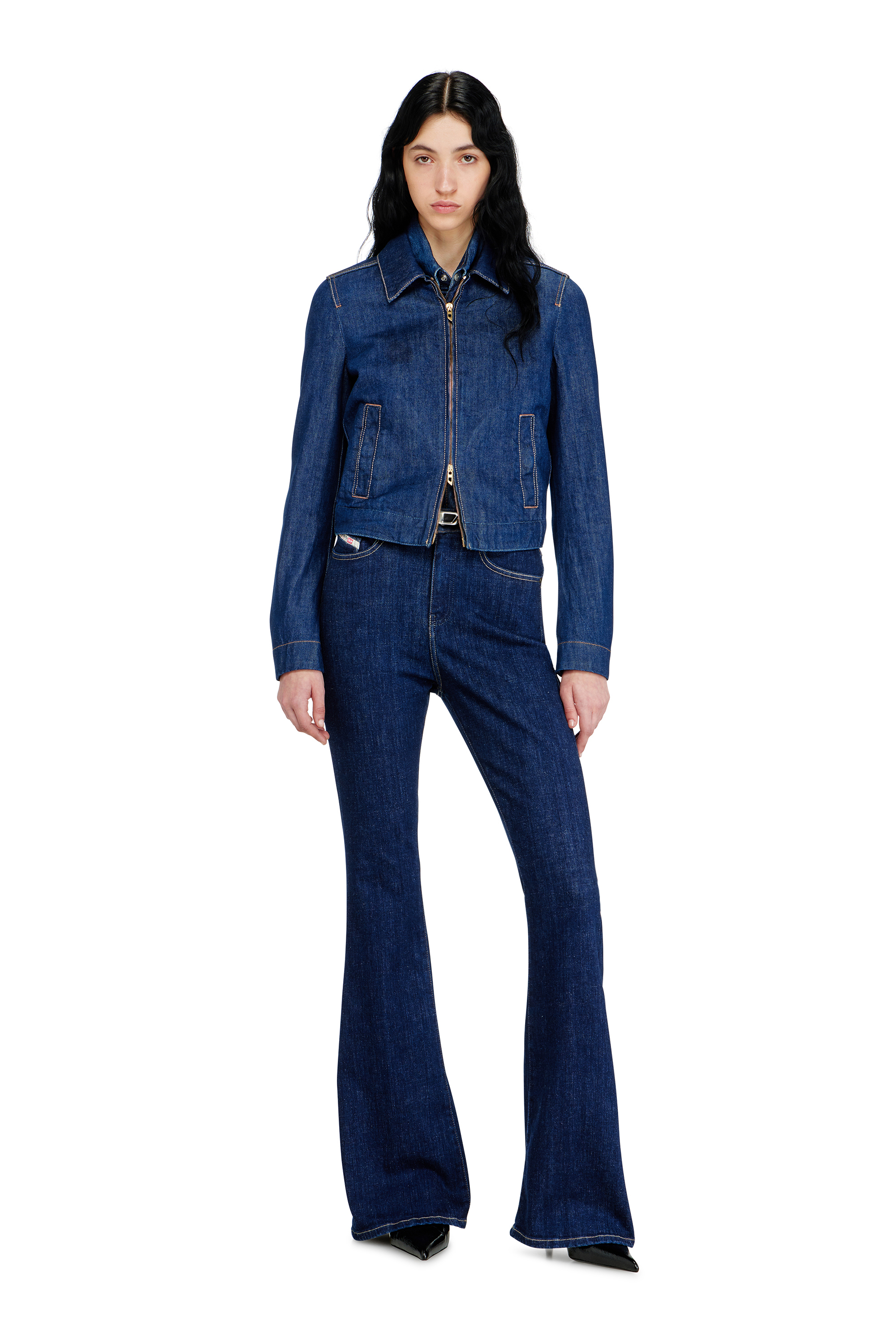 Diesel - Bootcut Jeans 1973 D-Partt 09Q03 Femme, Bleu Fonc&eacute; - Image 1