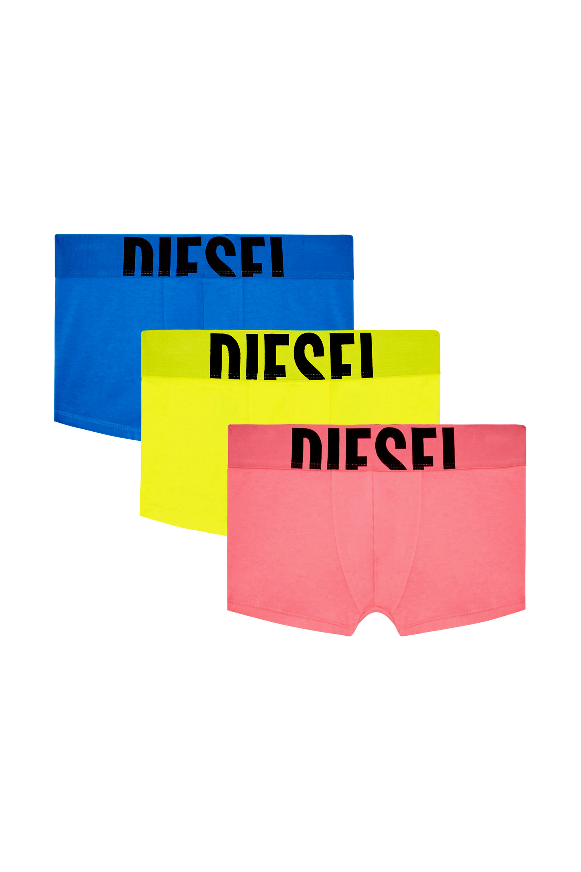 Diesel - UMBX-DAMIENTHREEPACK-5.5EL, Lot de trois boxers en coton stretch Homme in Polychrome - 1