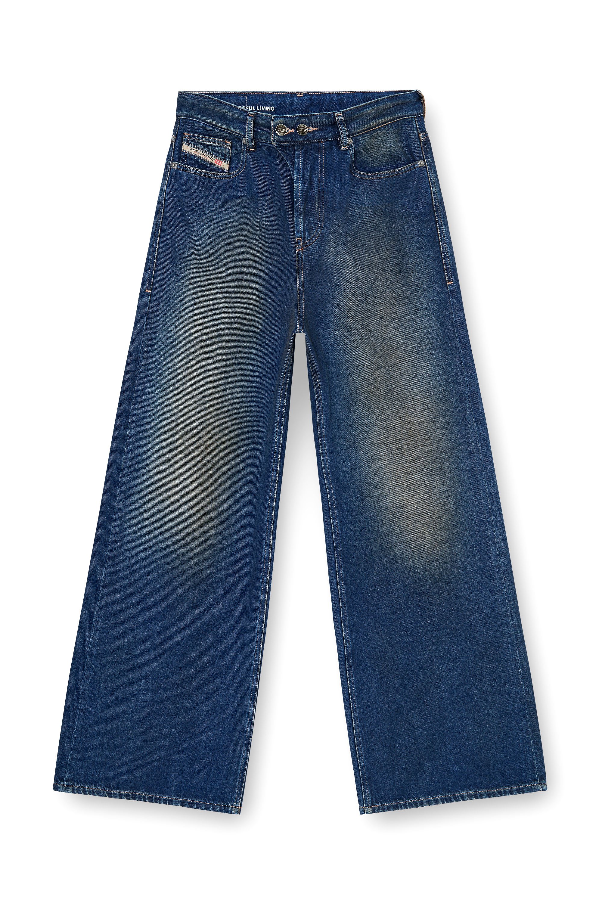 Diesel - Relaxed Jeans 1996 D-Sire 09P47 Femme, Bleu Fonc&eacute; - Image 3