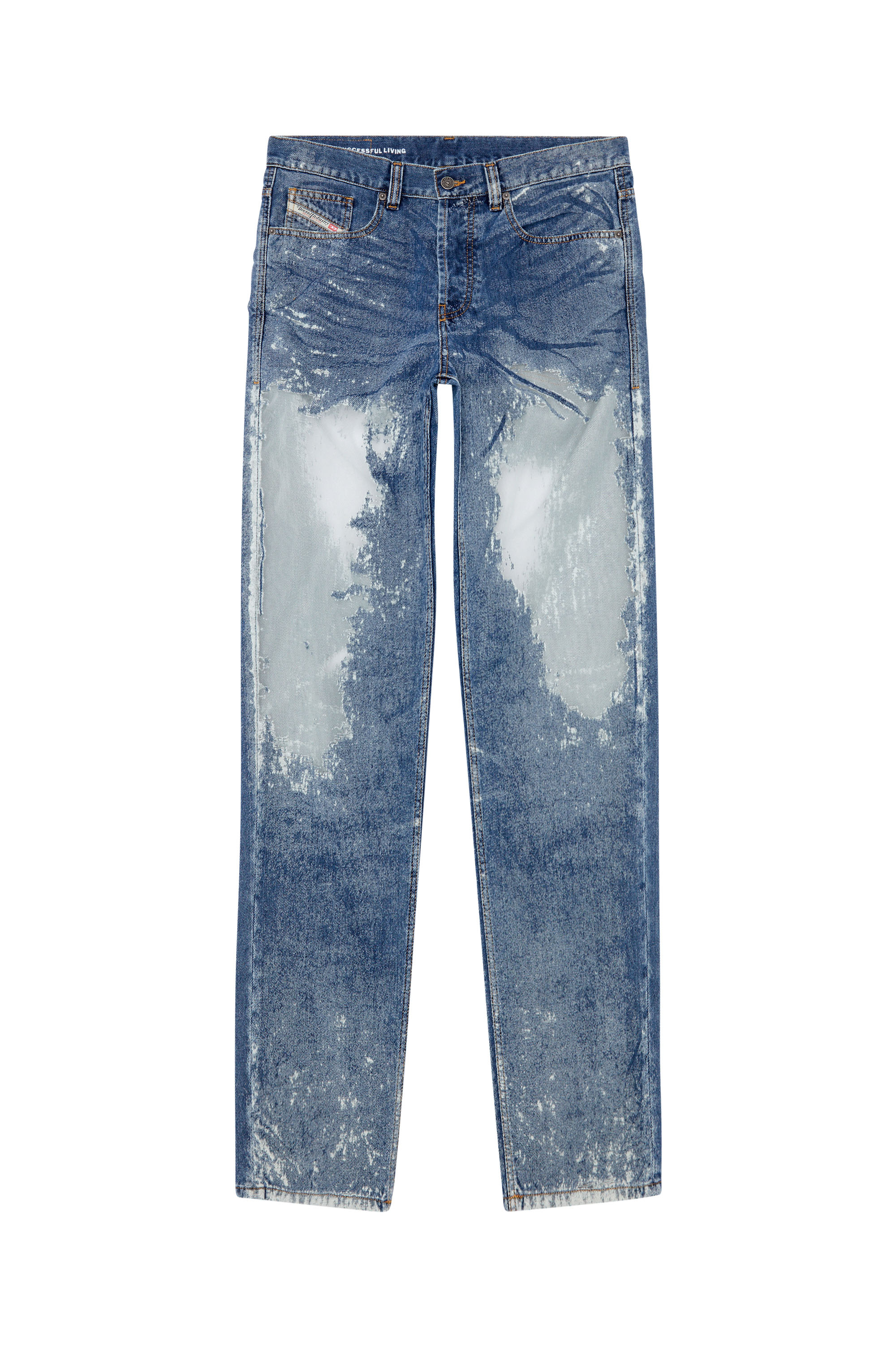 Diesel - Straight Jeans 2010 D-Macs 068JH, Bleu moyen - Image 6