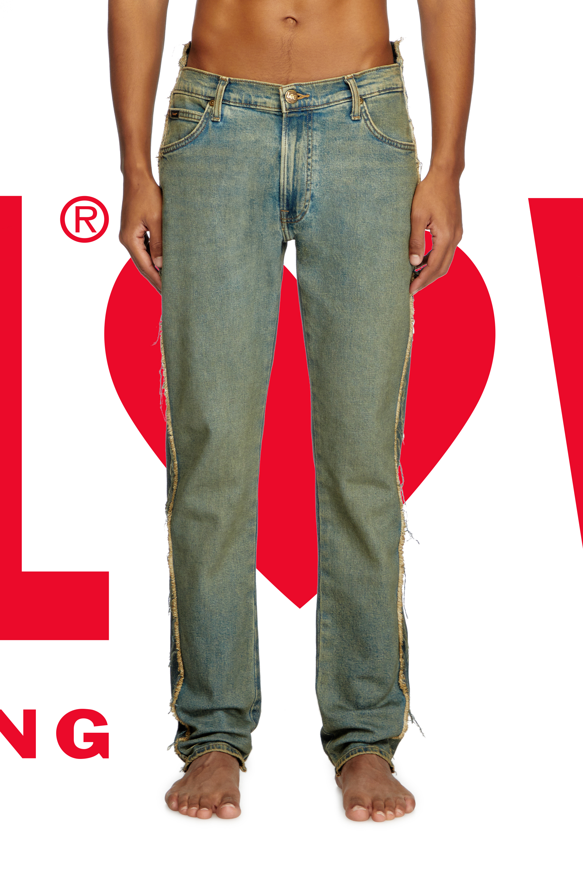 Regular Jeans Dieseloves 04 09M98, Bleu Foncé Diesel - Regular Jeans Dieseloves 04 09M98 Homme, Bleu Foncé - Image 3