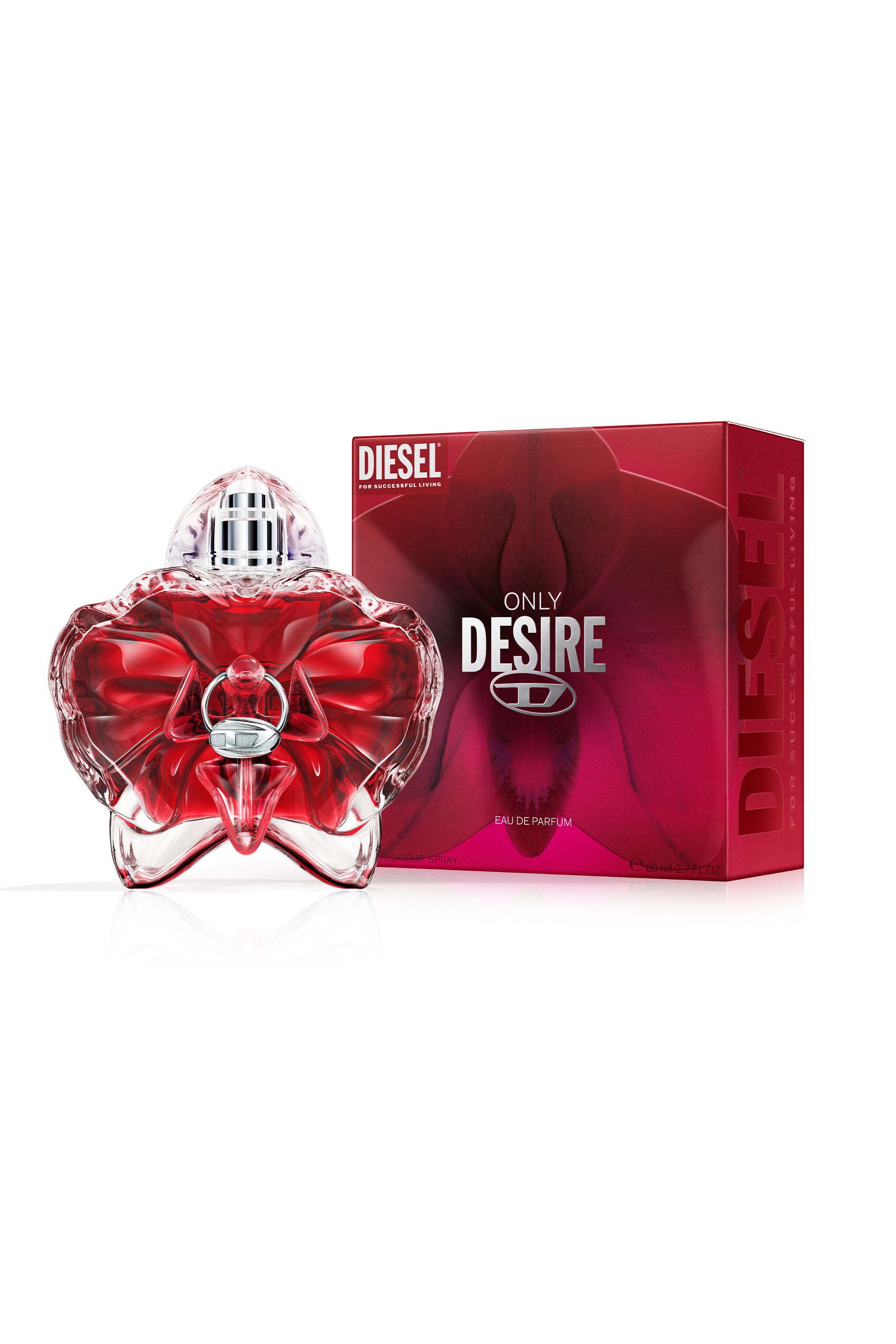 Diesel - DIESEL ONLY DESIRE EDP 80ML LF794400, Only Desire 80ml, Eau De Parfum Femme in Rouge - 3