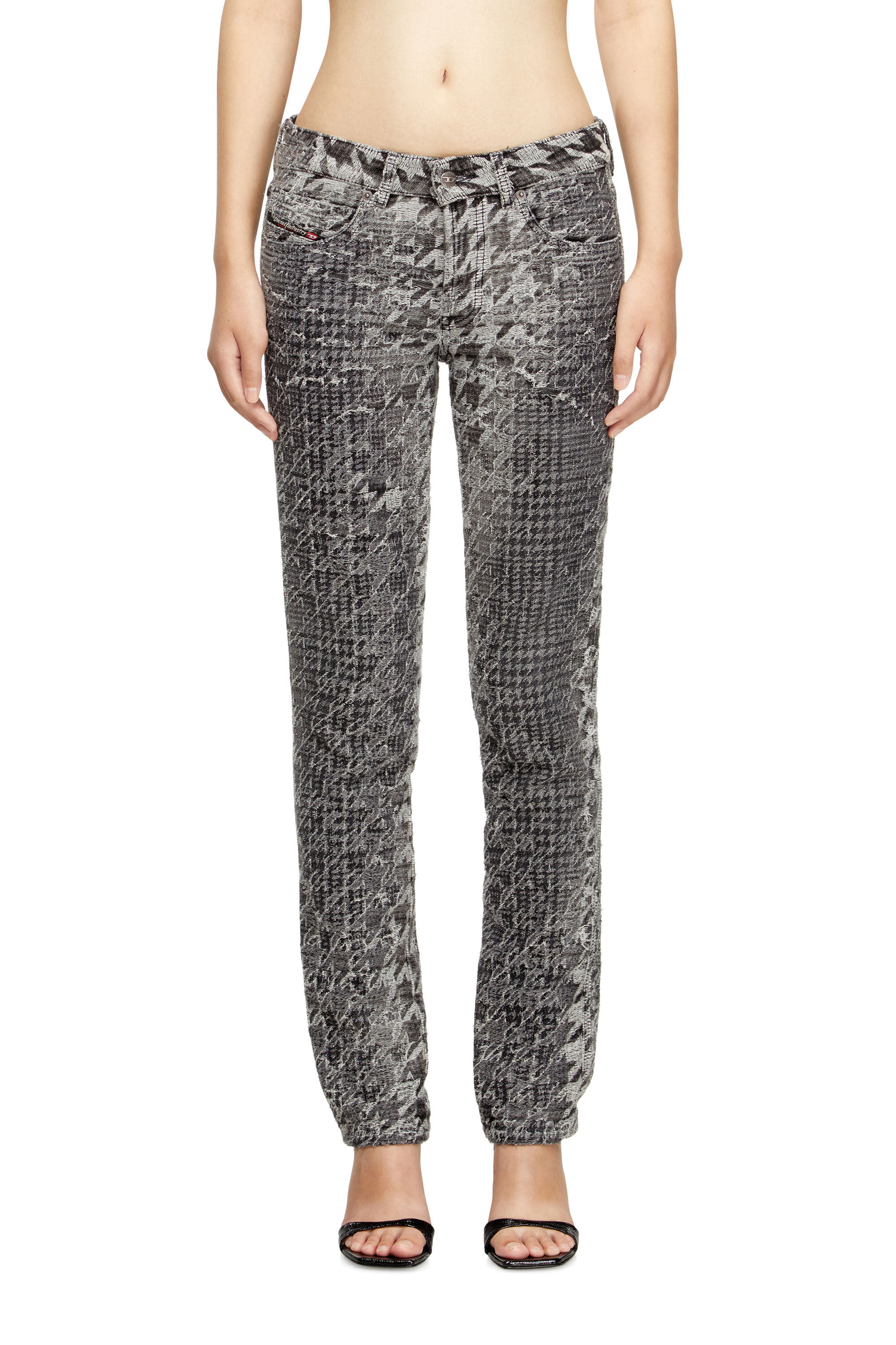Diesel - Slim Jeans 1992 D-Jiann 0CEBN Femme, Noir/Gris foncé - Image 1