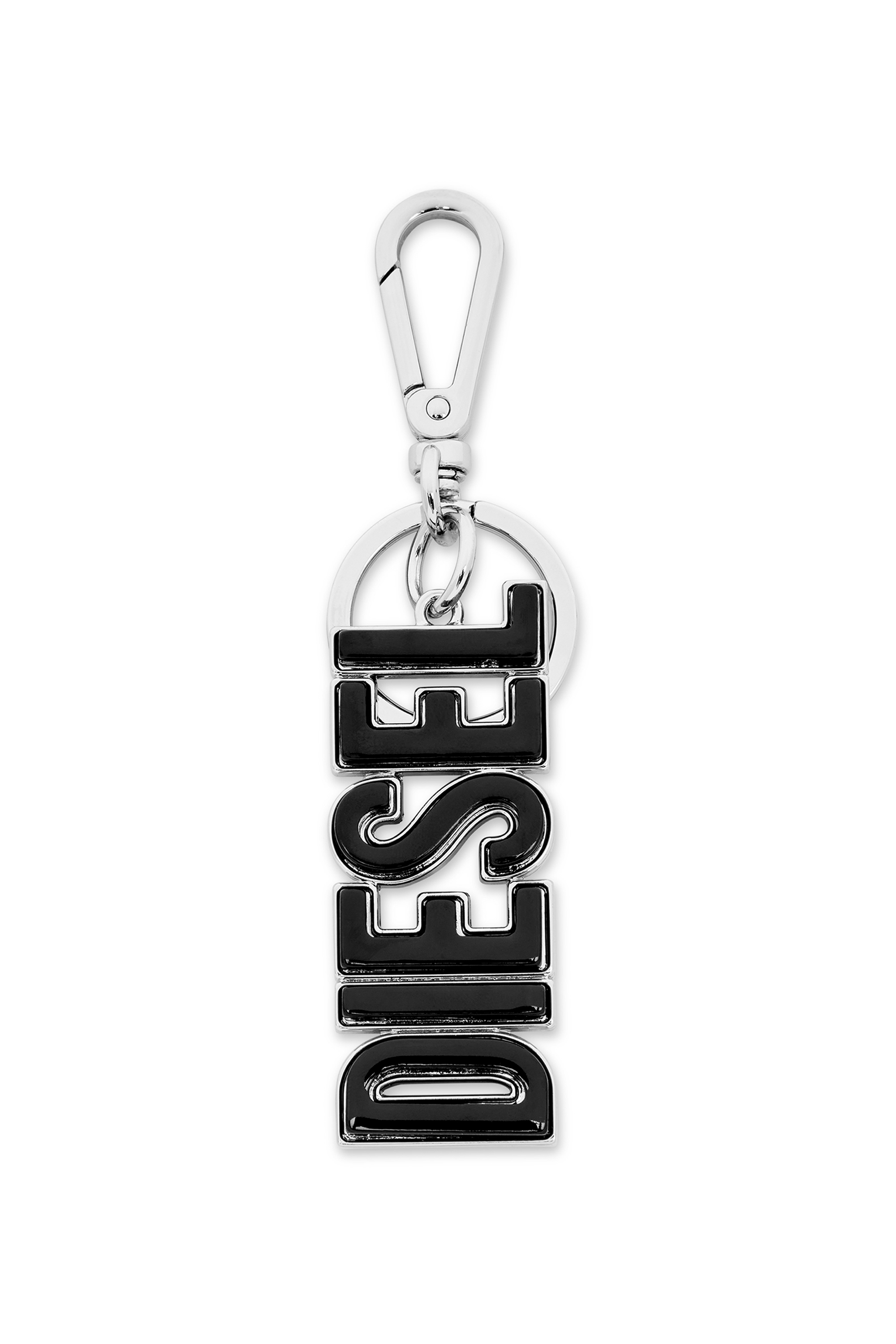 Diesel - DSL 3D KEY RING, Porte-cl&eacute;s DIESEL en m&eacute;tal et r&eacute;sine Homme in Polychrome - 1