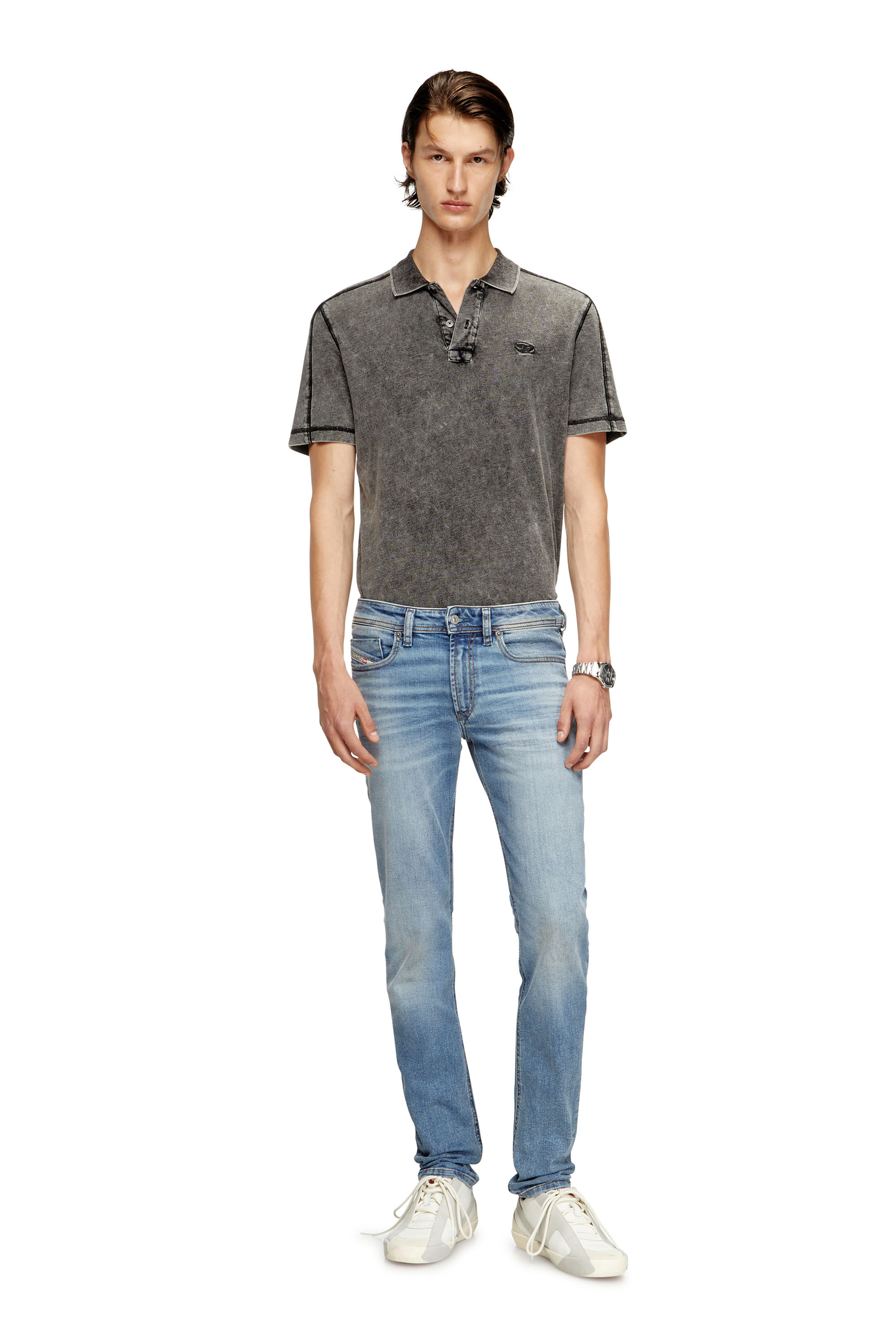 Diesel - Skinny Jeans 1979 Sleenker 0DBDQ Homme, Bleu Clair - Image 2