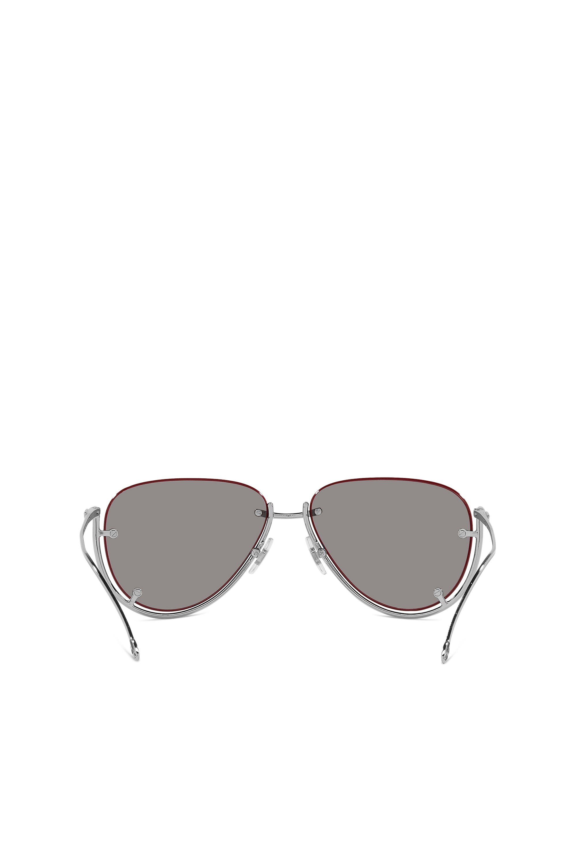 Diesel - 0DL1003, Unisex's Pilot model sunglasses in Silver - 3