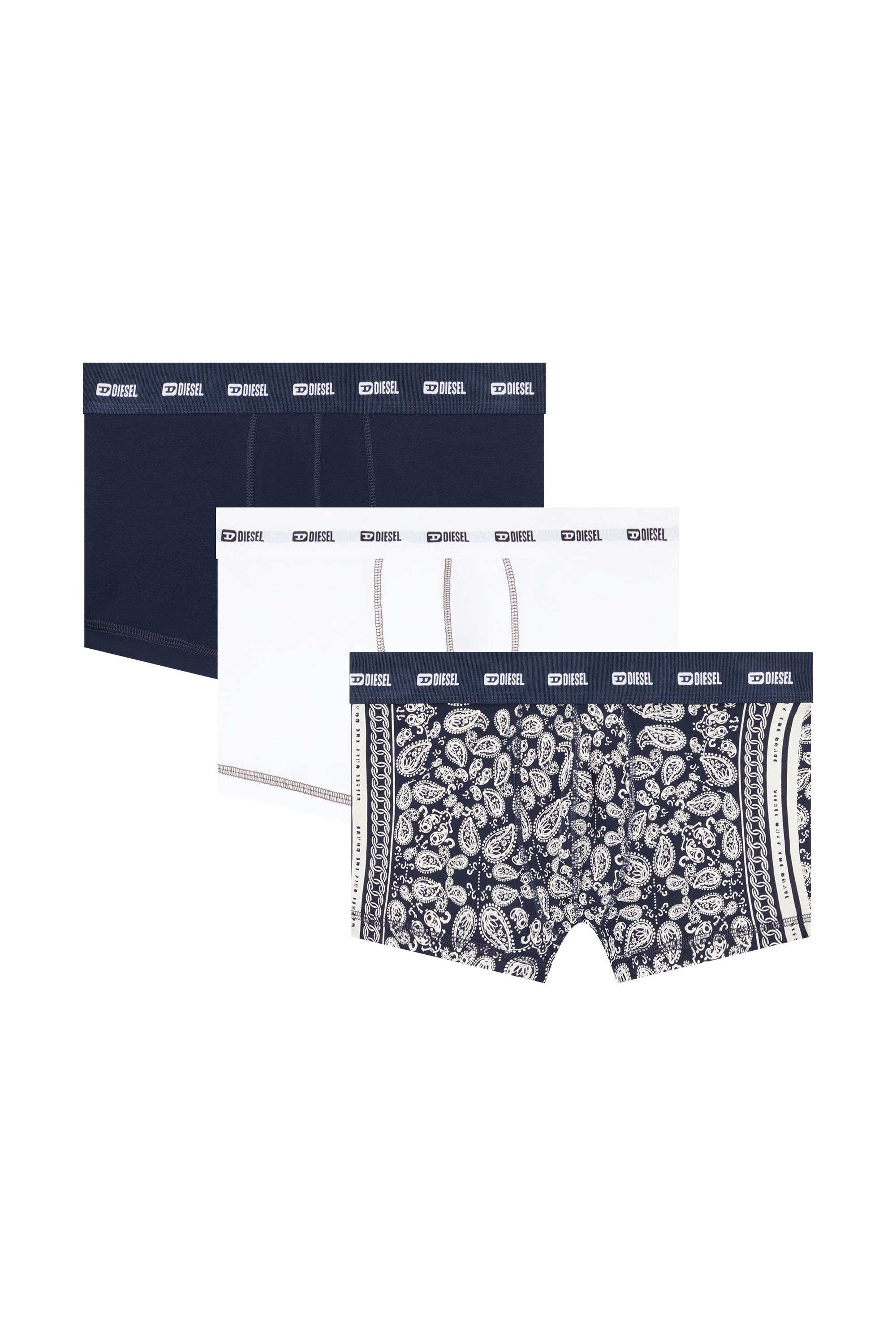 Diesel - DAMIEN-UTLT-3PACK, Lot de 3 boxers avec imprimé bandana Homme in Polychrome - 2