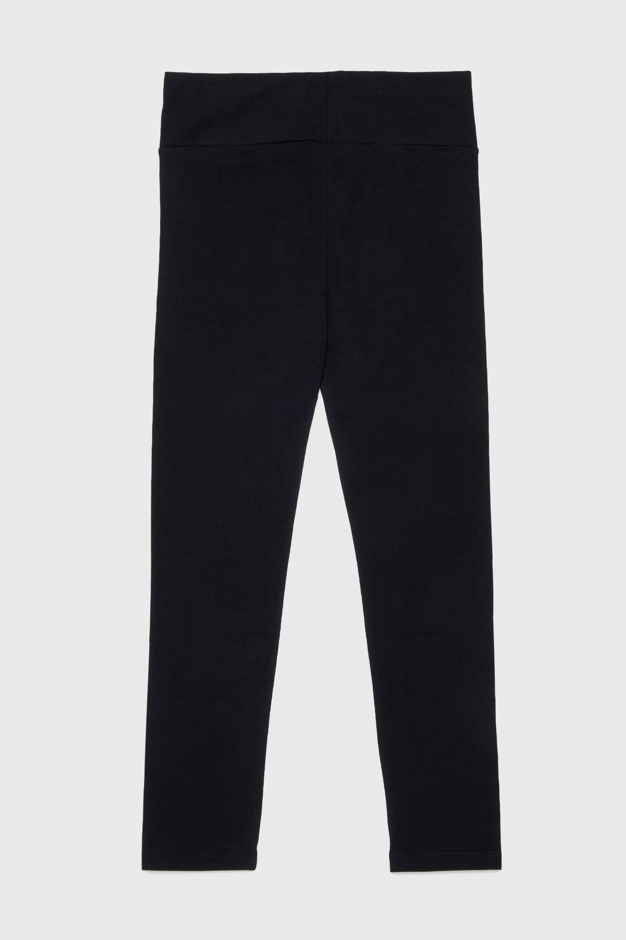 Diesel - PCEFY, Leggings en coton avec logo d&eacute;coup&eacute; Femme in Noir - 2