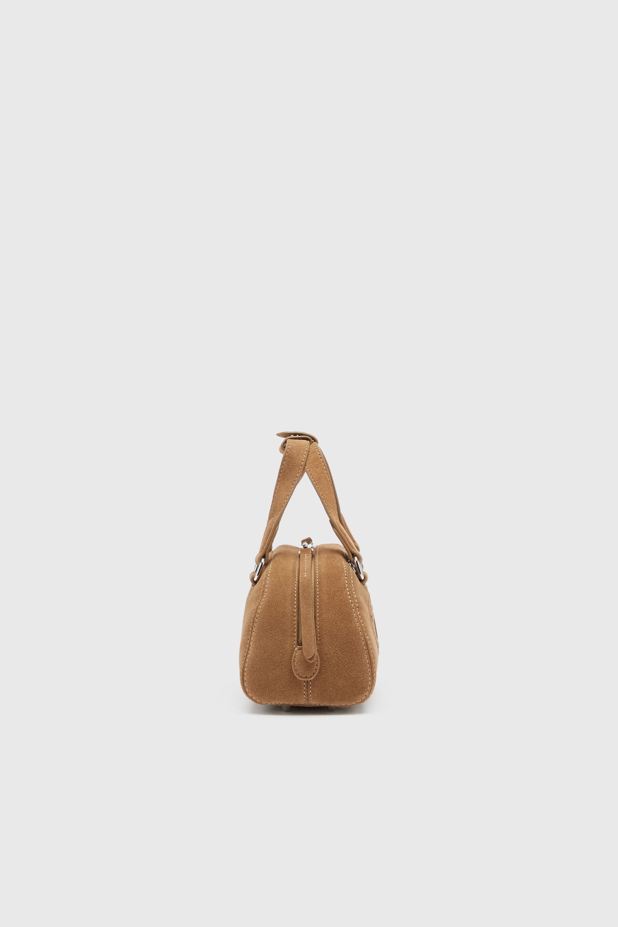 Diesel - 1DR DOME CROSSBODY, 1DR Dome-Petit sac bowling en daim Mixte in Beige - 2
