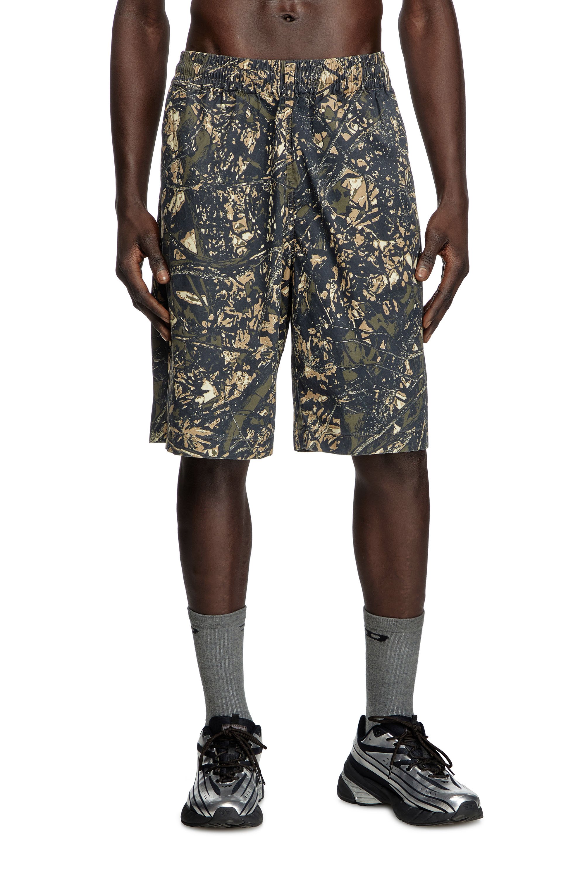 Diesel - P-OPWIK-C, Short longueur genoux avec imprimé camouflage Homme in Polychrome - 2