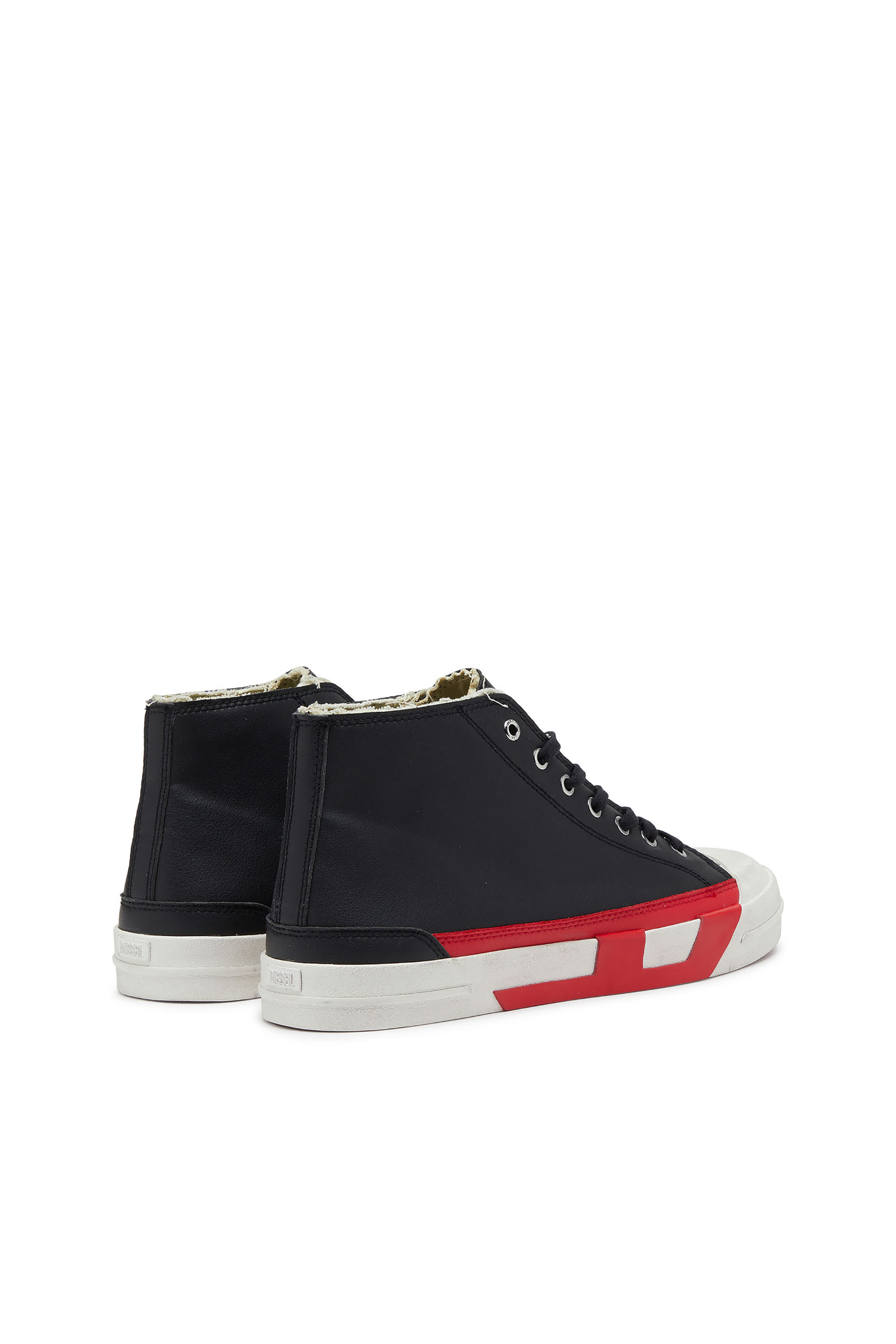 Diesel - S-D-VERSE MID II, S-D-Verse-Chaussures vulcanisées avec logo D Homme in Noir - 3