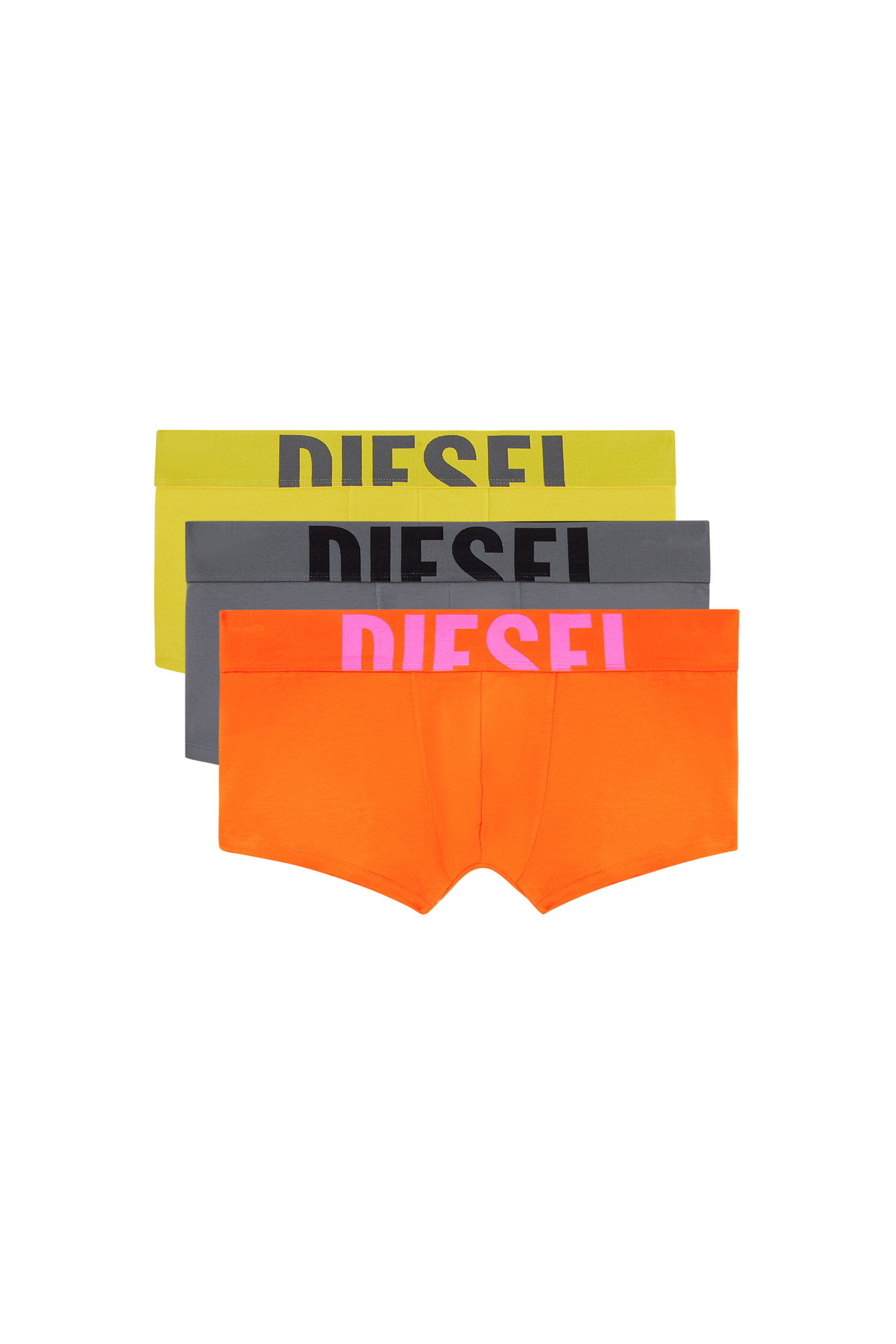 Diesel - UMBX-DAMIENTHREEPACK-5.5EL, Lot de trois boxers en coton stretch Homme in Polychrome - 1