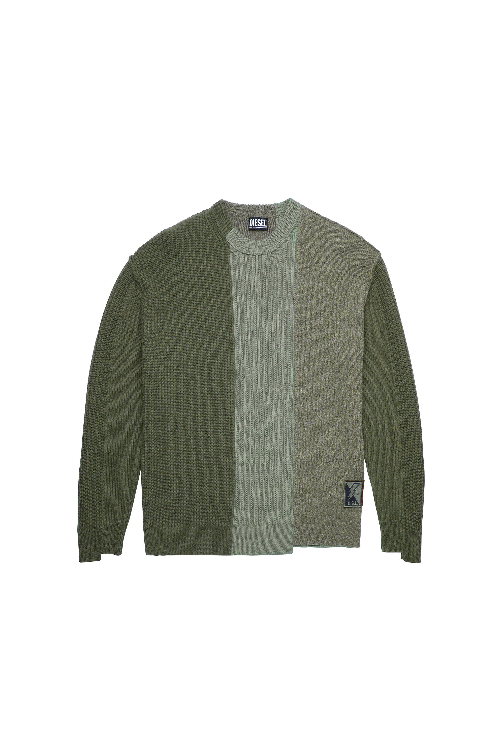 K-KILLEEN, Vert Militaire - Pull Maille