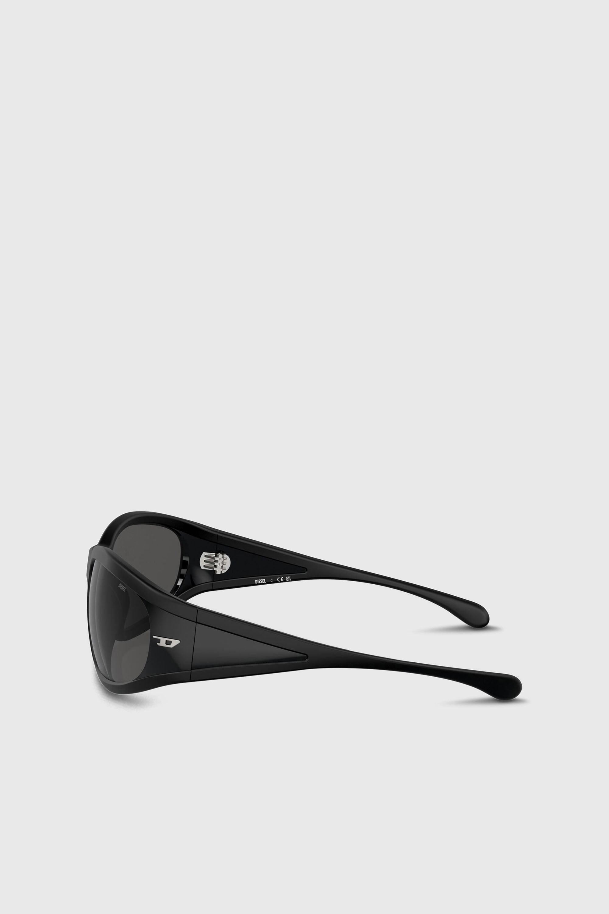 Diesel - 0DL3002, Lunettes de soleil rectangulaires en ac&eacute;tate Mixte in Noir - 2
