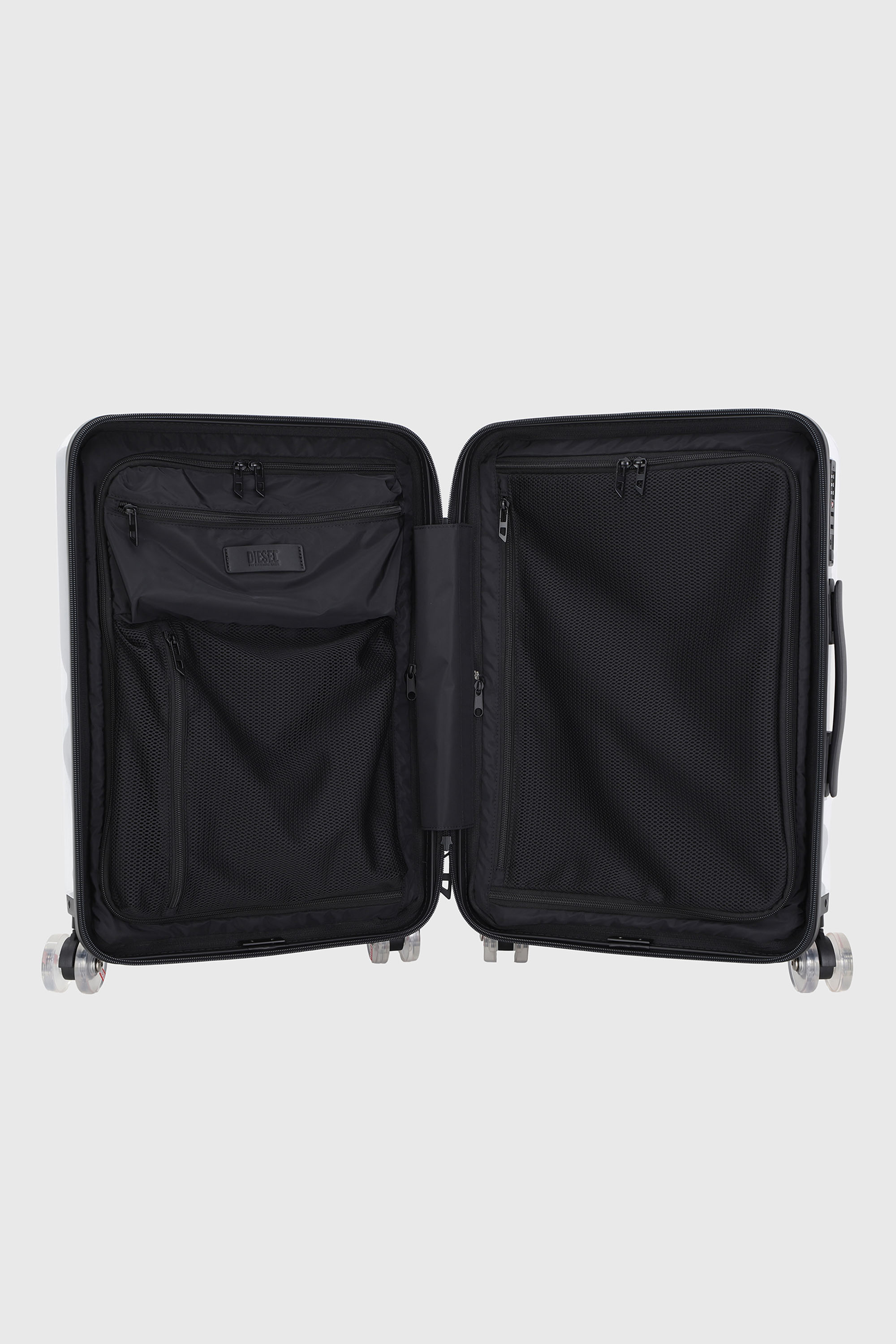 Diesel - LU0036 HARD LUGGAGE - DSL009, Valise &agrave; logo transparent taille S Mixte in Noir - 3