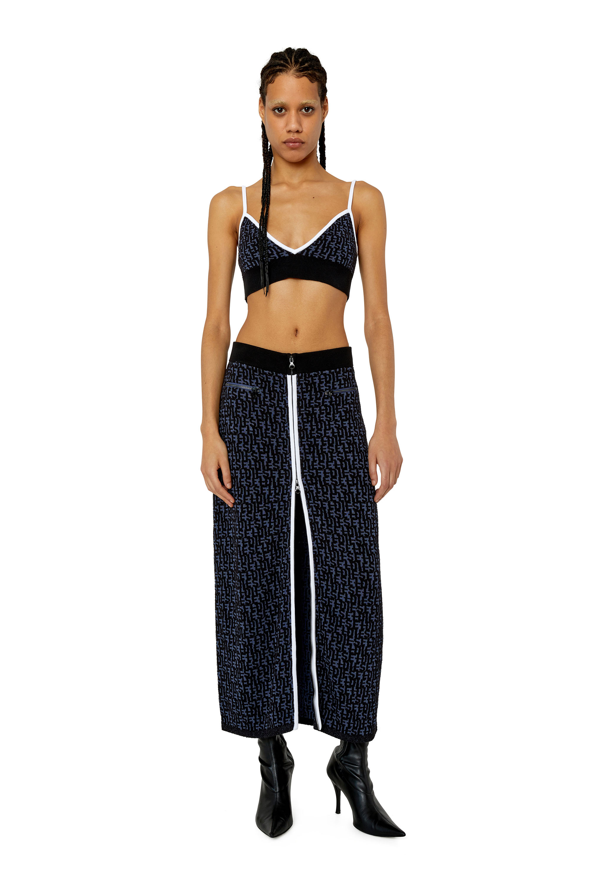 Diesel - M-ATHILDE-TOP, Noir/Bleu - Image 2