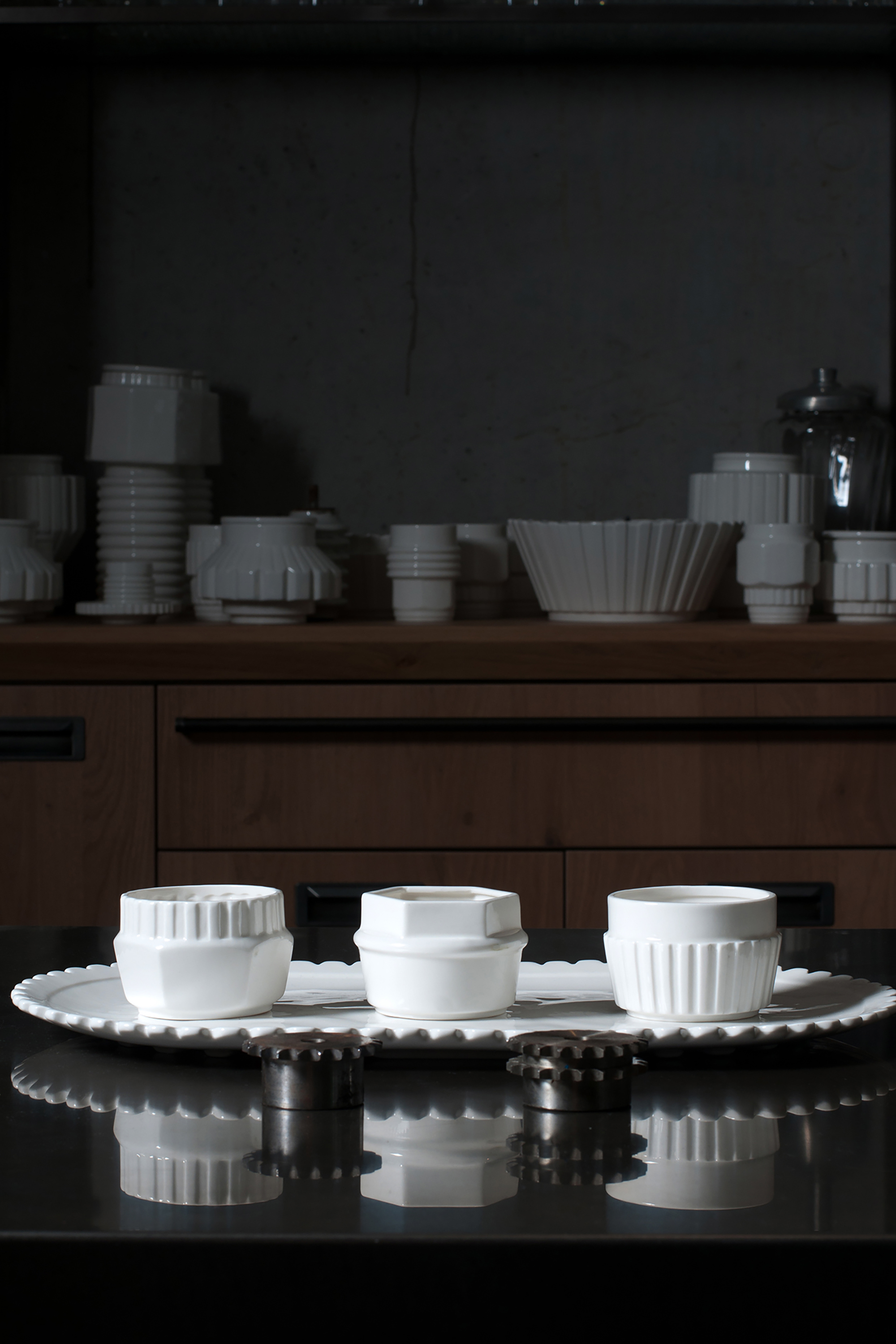 Diesel - 10970 MACHINE COLLEC, Petit bol en porcelaine, ø 9 cm Mixte in Blanc - 3