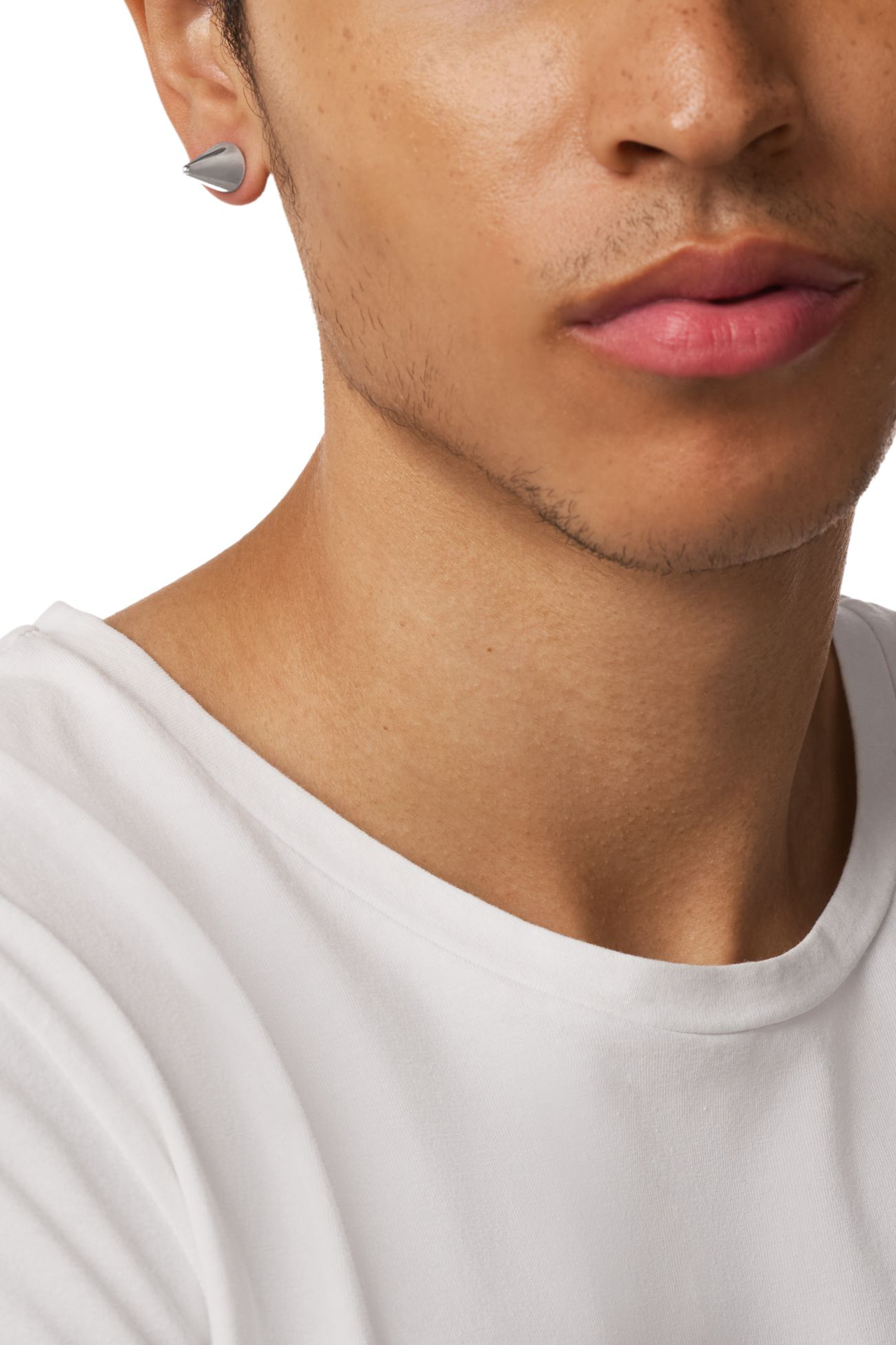 Diesel - DX1640040 JEWELLERY, Boucle d'oreille à pointe en acier inoxydable Mixte in Gris argenté - 4