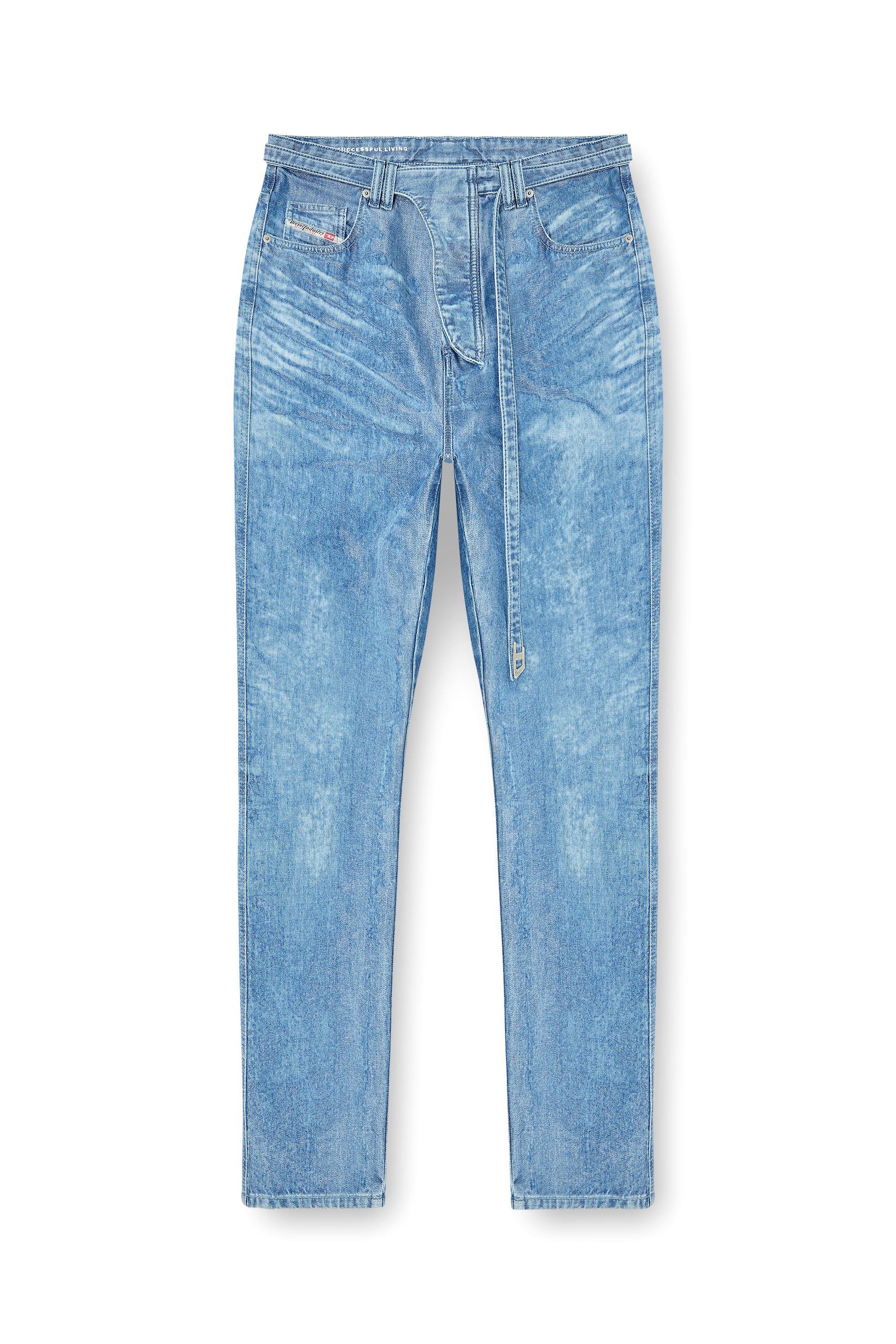 Diesel - Slim Jeans D-JUREN 09P23 Homme, Bleu Clair - Image 3