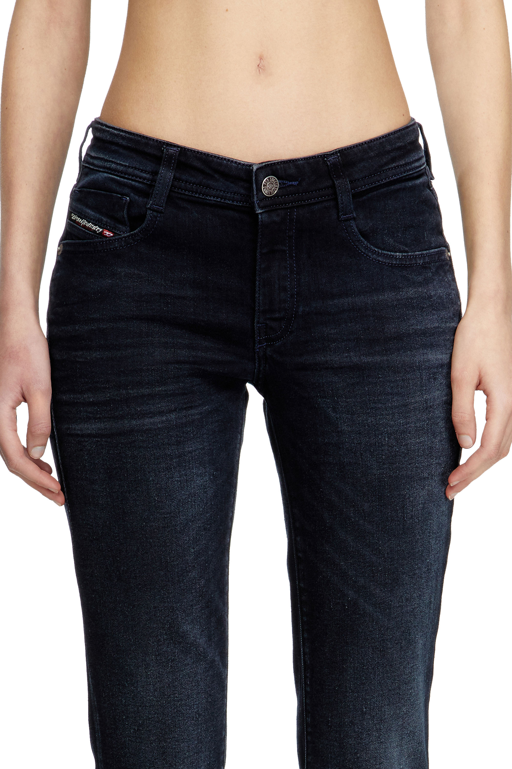 Diesel - Bootcut Jeans 1969 D-Ebbey 0BMBU Femme, Bleu Foncé - Image 5