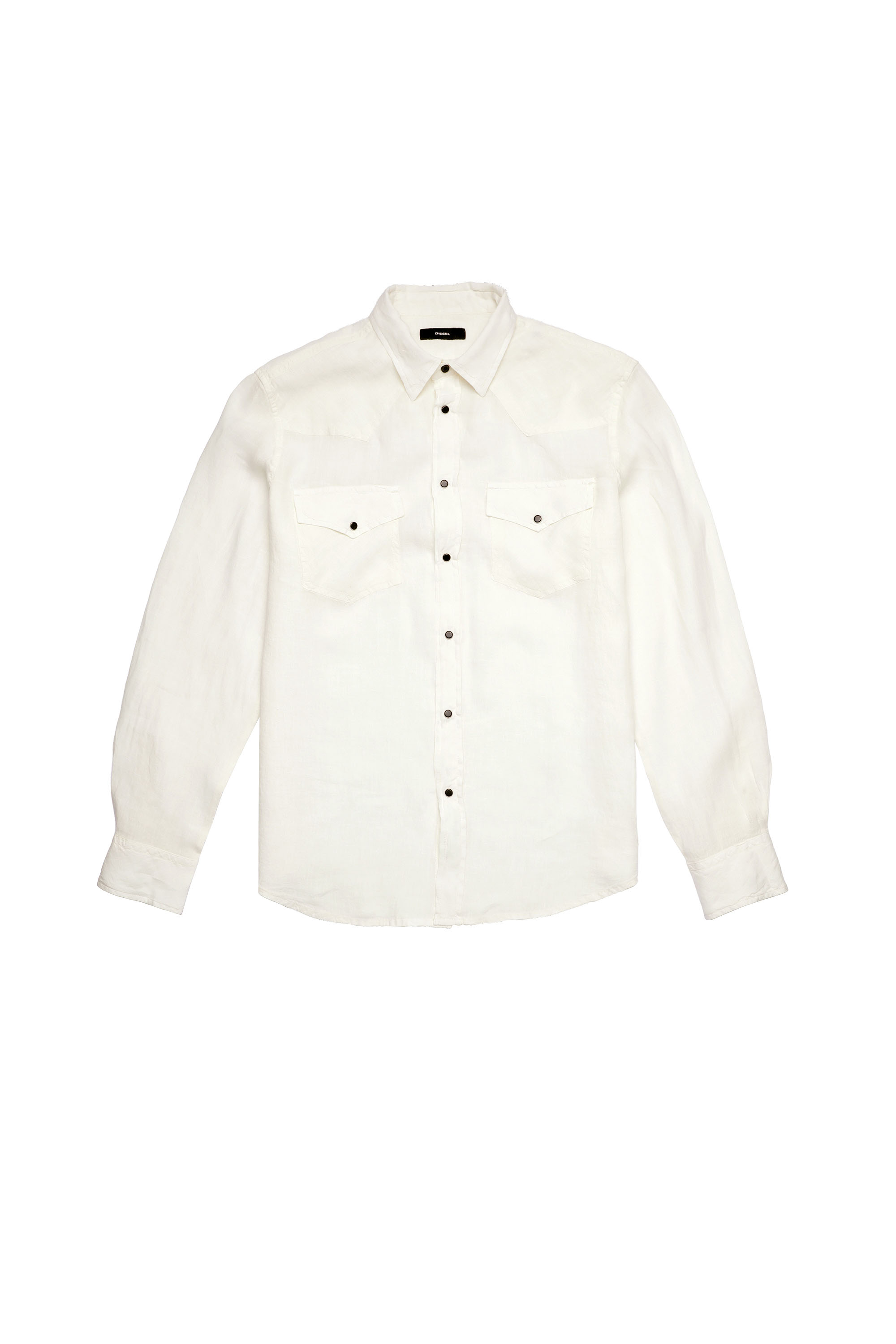 S-EAST-LONG-LIN, Blanc - Chemises