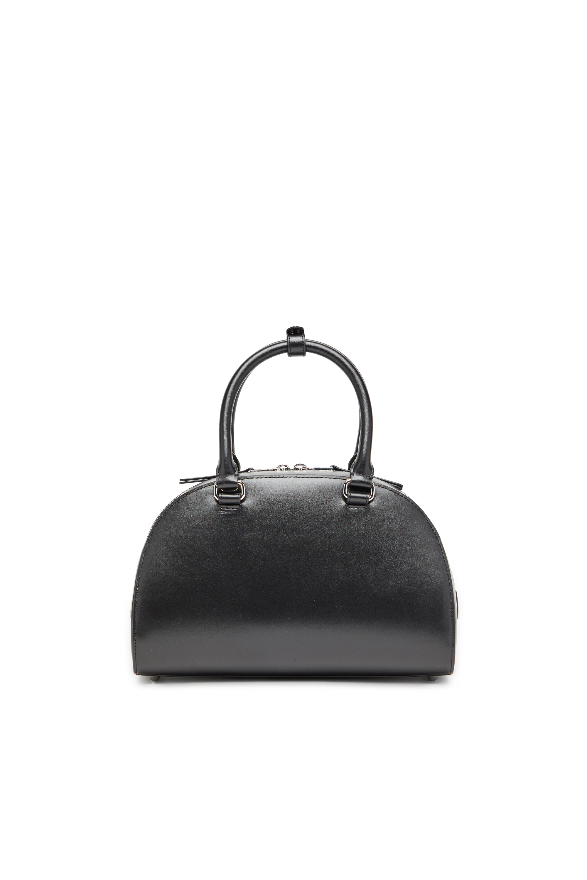 Diesel - 1DR DOME TOP HANDLE, Sac bowling en cuir Femme in Noir - 2