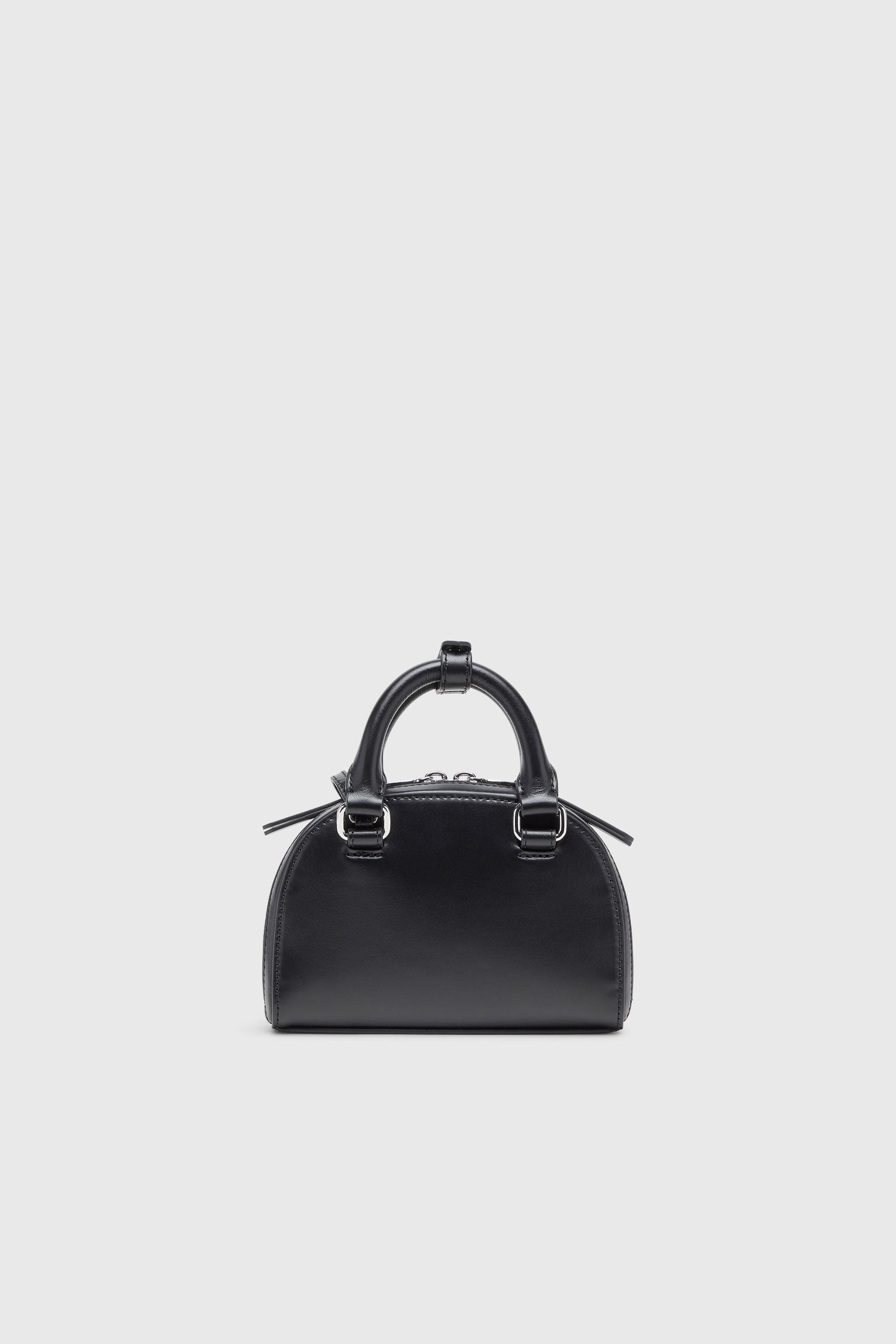 Diesel - 1DR DOME CROSSBODY XS, 1DR Dome-Slim sac bowling en cuir nappa Femme in Noir - 2